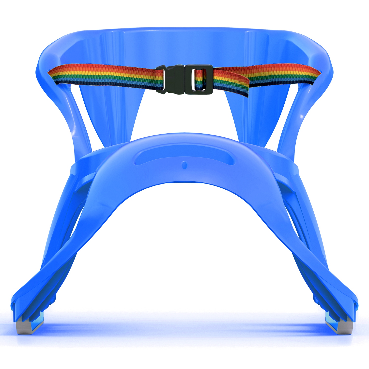 Luge de neige ArcticThrill pour enfants - luge SnowCruise - toboggan avec corde à tirer, dossier et ceinture de sécurité; traîneau d'hiver en