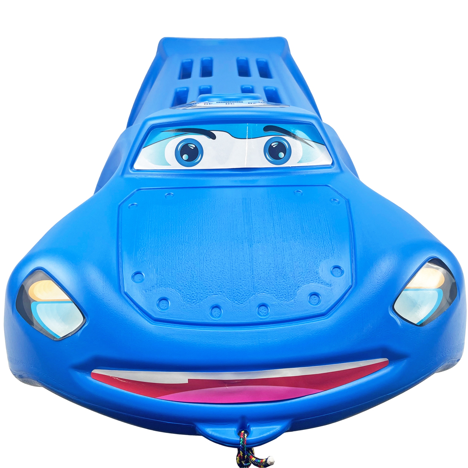 Luge de neige ArcticThrill pour enfants - traîneau de motoneige - toboggan avec corde; traîneau d'hiver en plastique pour les tout-petits et les