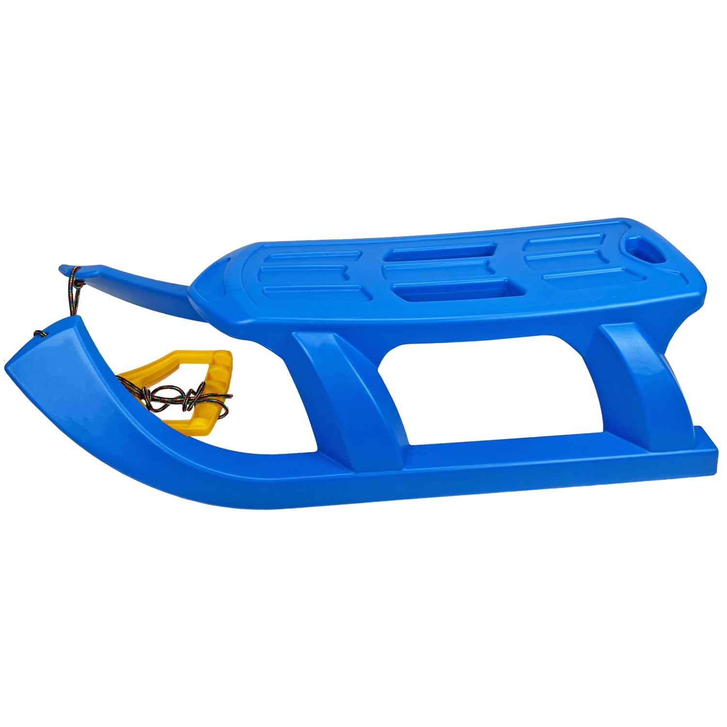 Luge de neige ArcticThrill pour enfants - luge SnowTwin - luge simple Rider Racer toboggan avec corde; traîneau d'hiver en plastique pour les