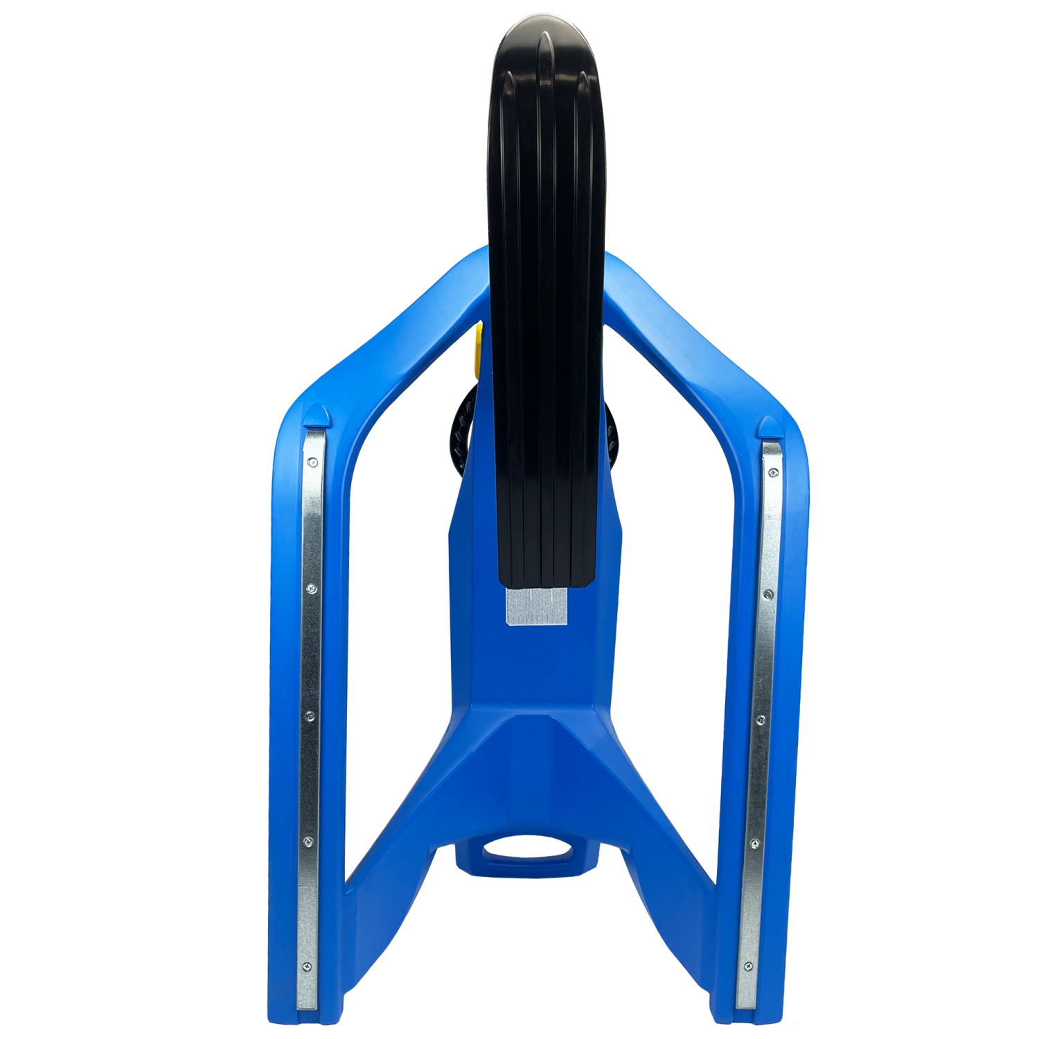 ArcticThrill Snow Sled for Kids - FrostRacer Sledge - Single Rider Racer Toboggan with Pull Rope and Steering Wheel; Outdoor Plastic Winter Sleigh