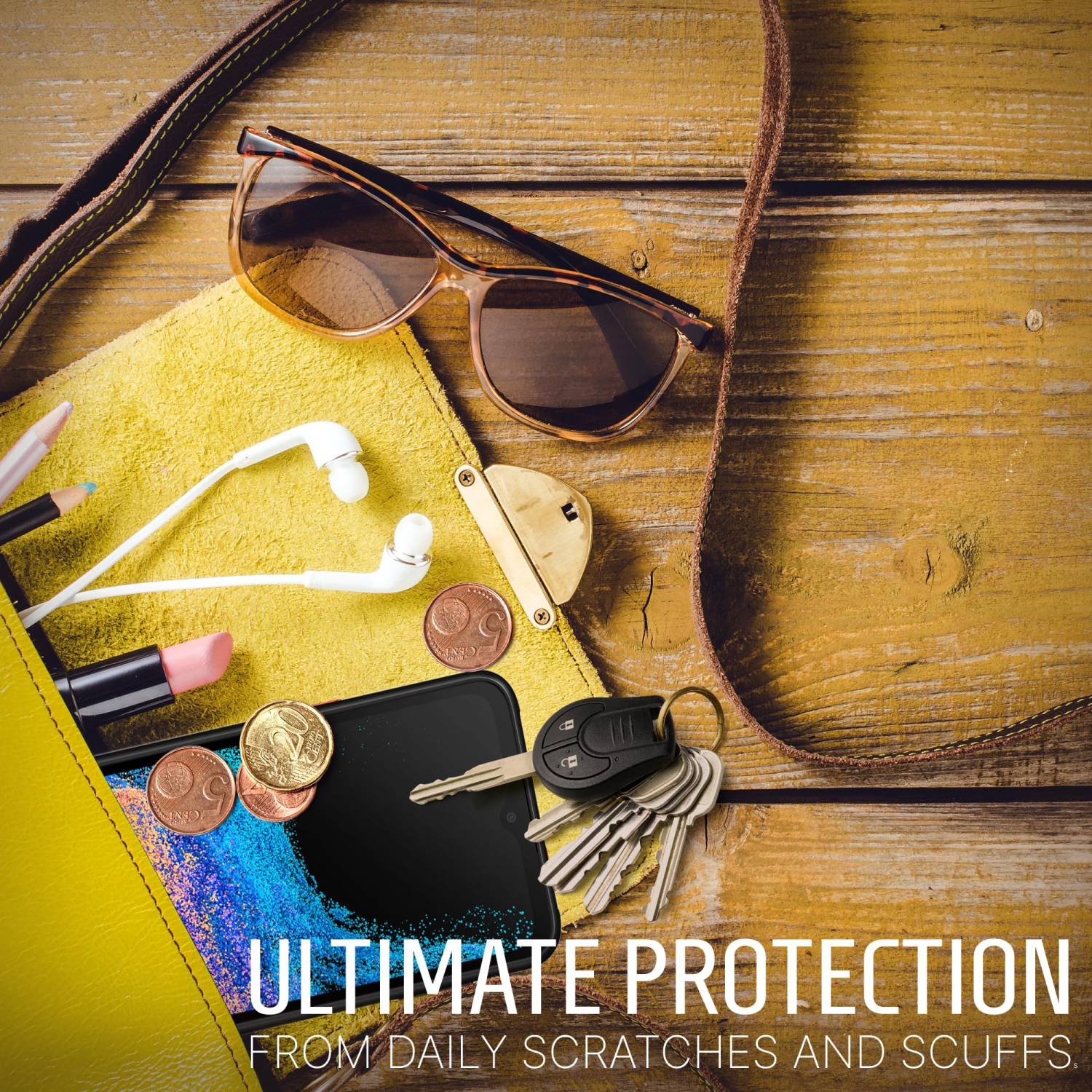 Inskin – Protecteur d’écran pour Samsung Galaxy XCover 6 Pro – Paquet de 3, verre trempé, Ultra HD, revêtement plasma durable, compatible avec les