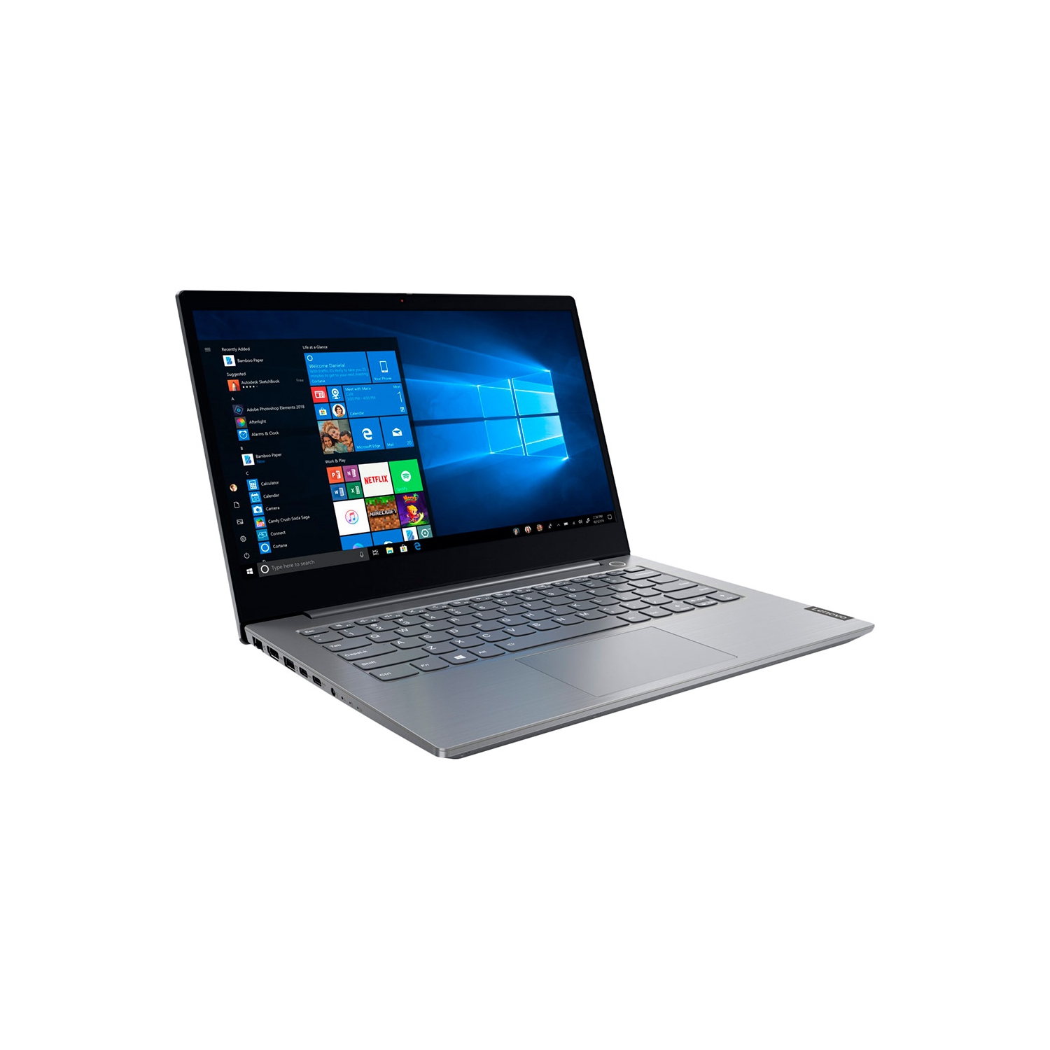 Refurbished(Good) - Lenovo ThinkBook 14-IIL 14" Notebook - 1920 x 1080 - Core i5 i5-1035G1 - 8 GB RAM - 256 GB SSD - Windows 11 Pro