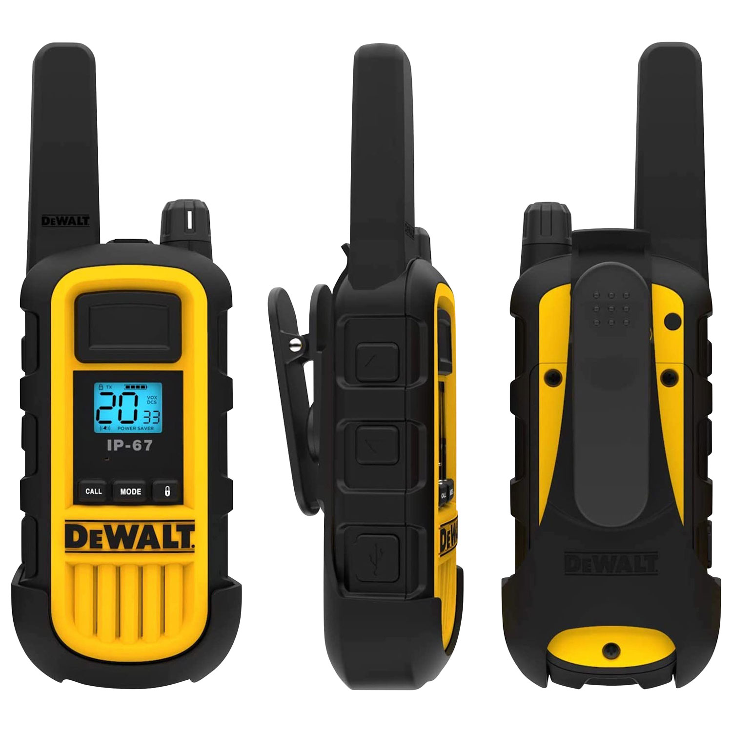 DeWalt Heavy Duty 2-Way Radio - 2 Pack