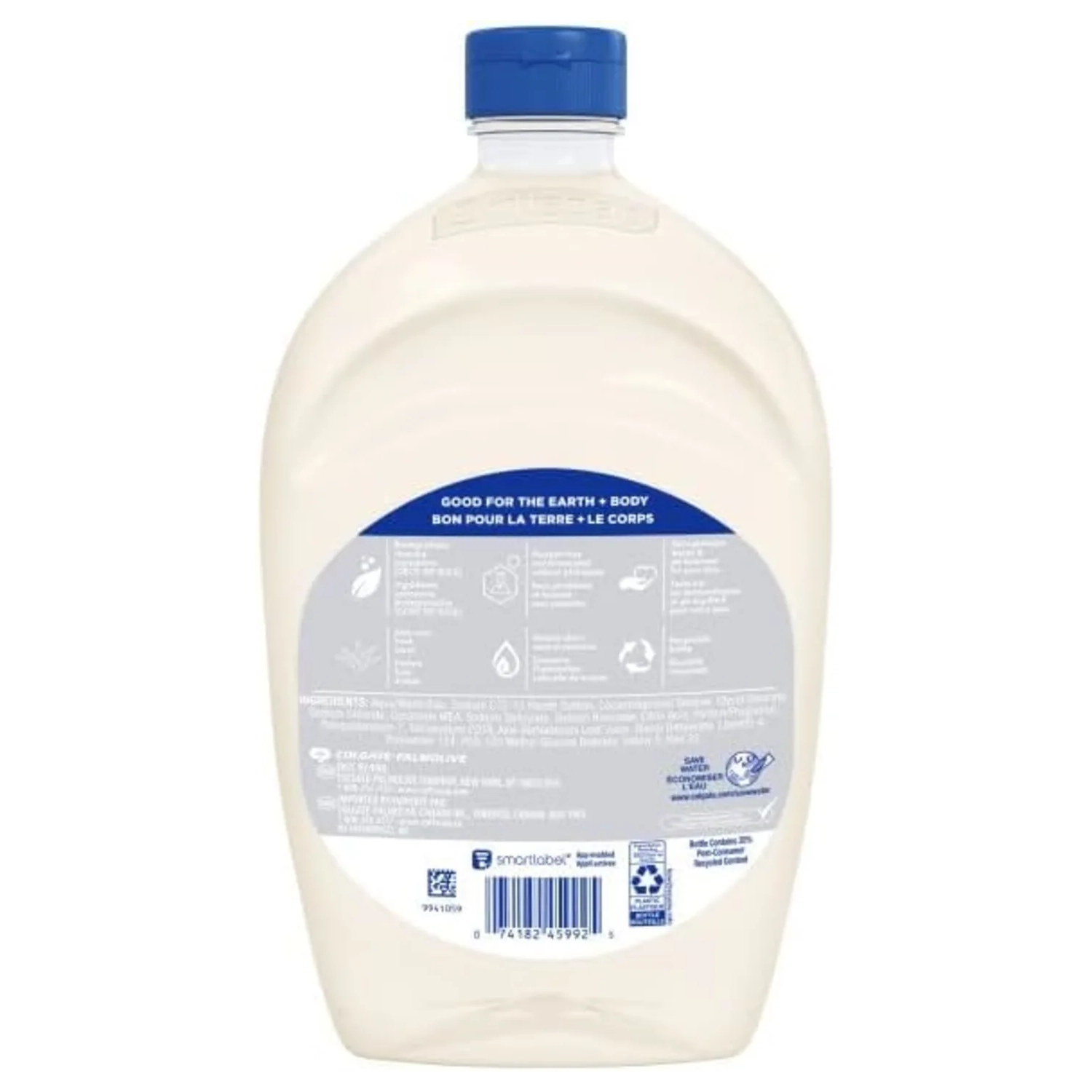 Recharge de savon liquide antibactérien pour les mains : Aloès propre – hydratant, testé par un dermatologue