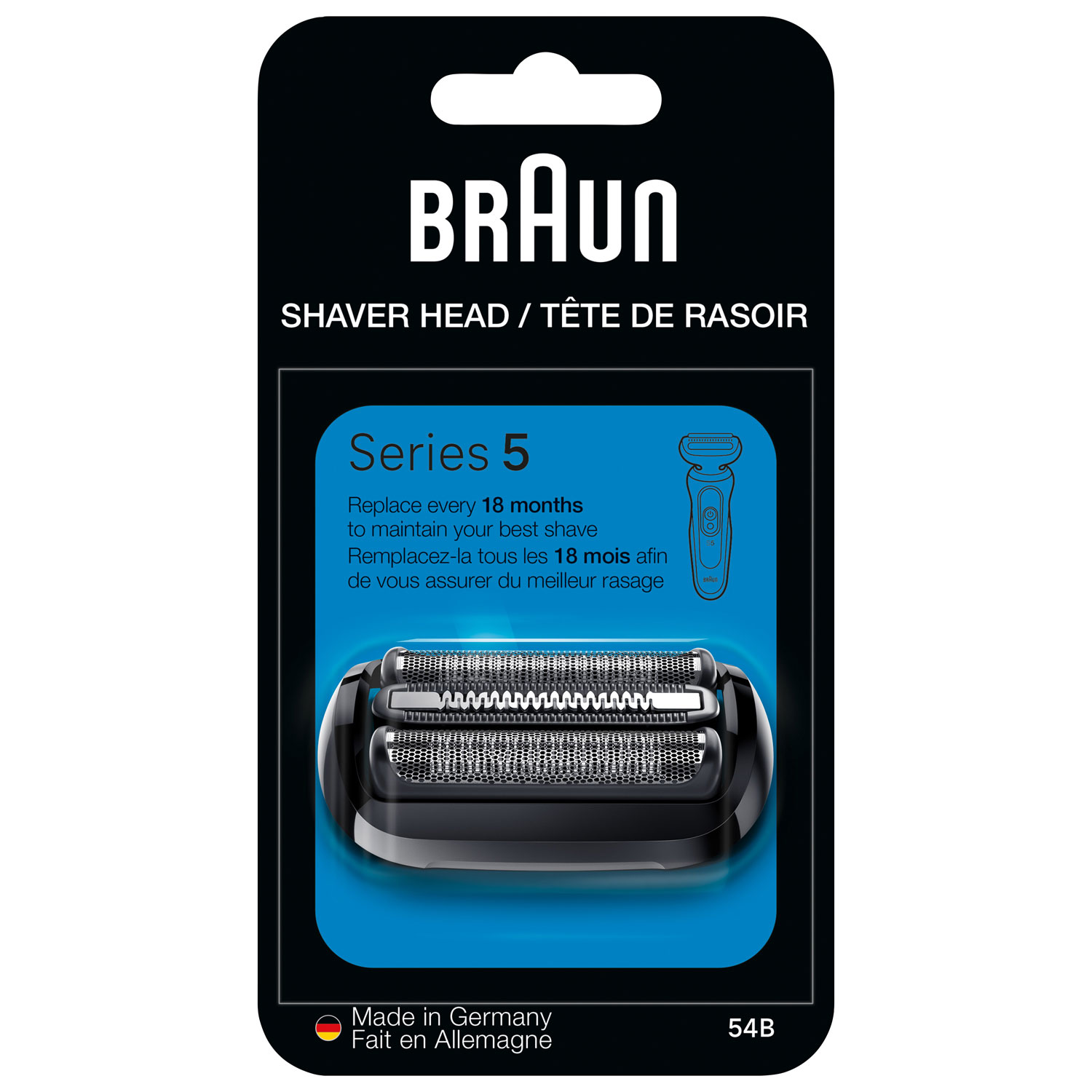 Braun Series 5 Electric Shaver Replacement Head - Black