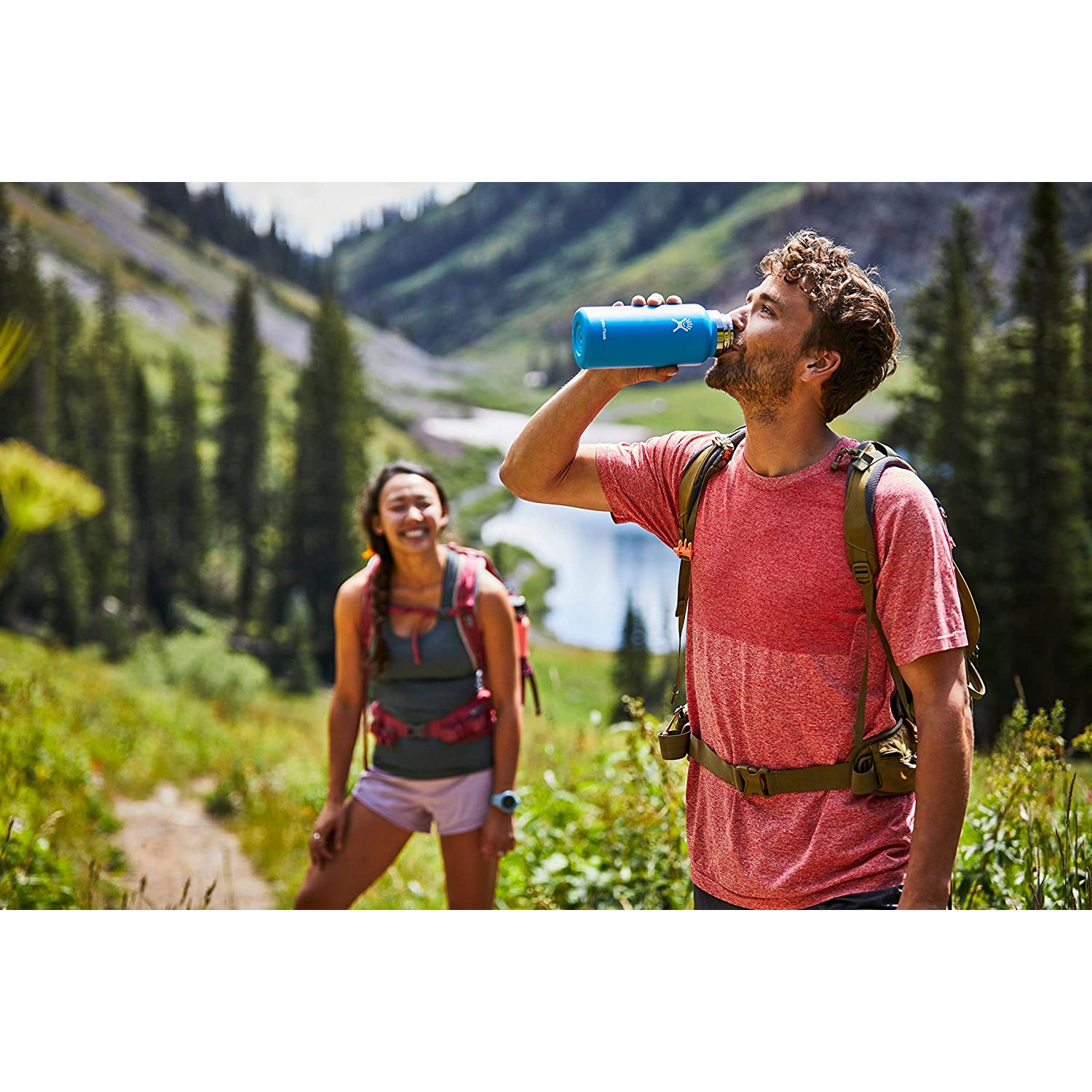 Hydro Flask 2.0 Wide Mouth Water Bottle with Straw Lid