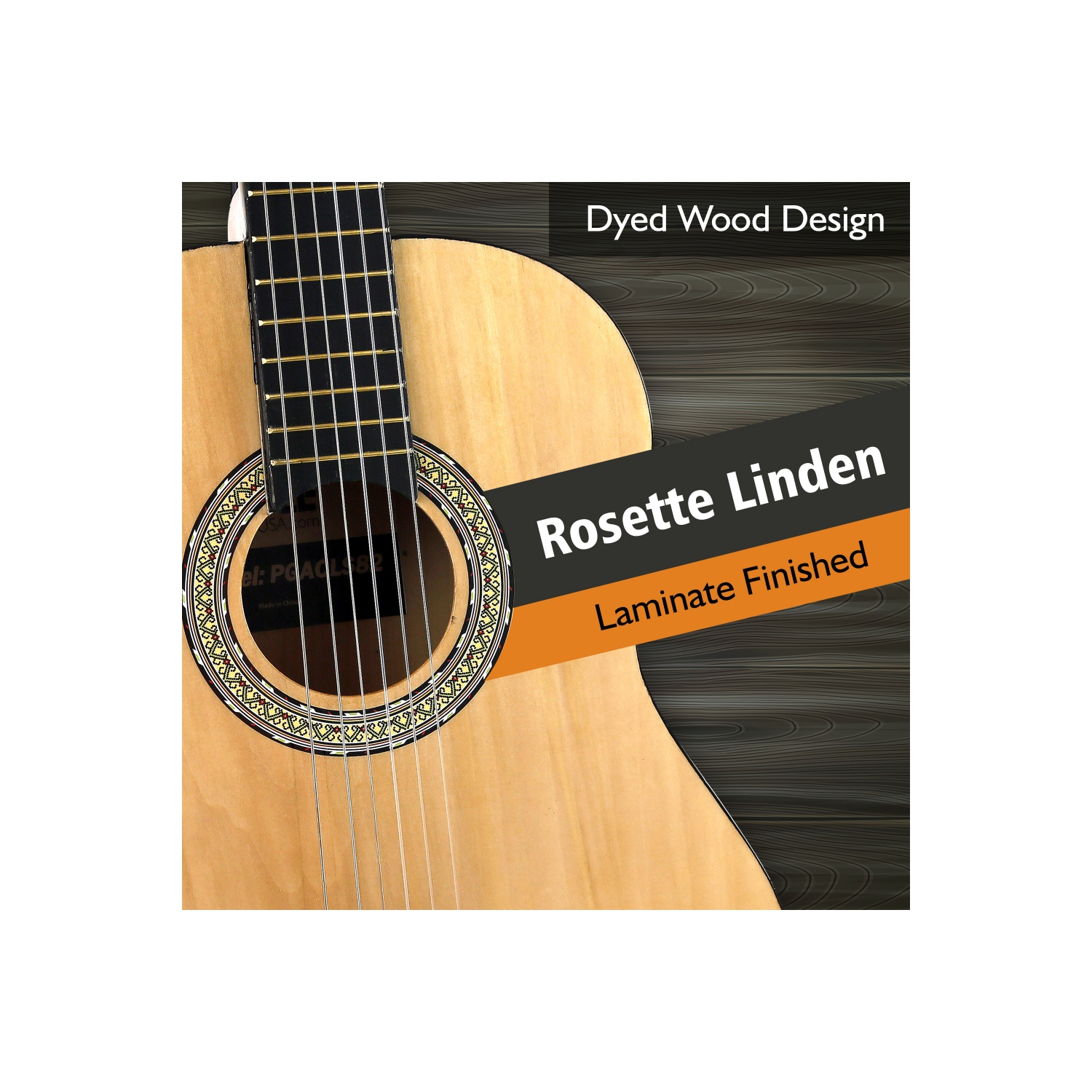 6-String Classic Guitar - 3/4 Size Scale Guitar with Digital Tuner & Accessory Kit