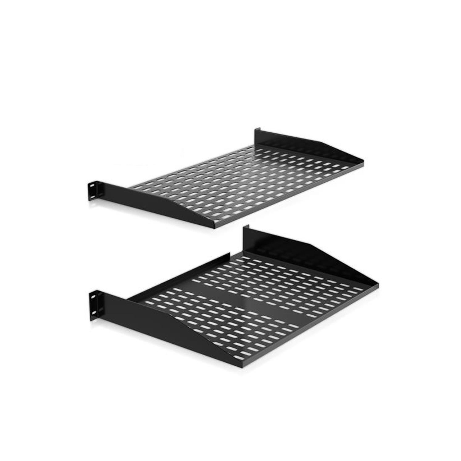 1U+2U Server Rack Shelves - Universal Device Server Rack Mounting Tray