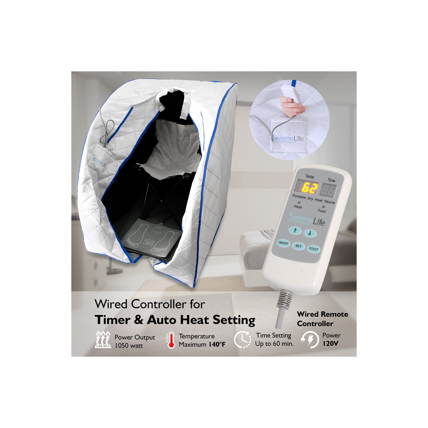 Compact & Portable Infrared Sauna