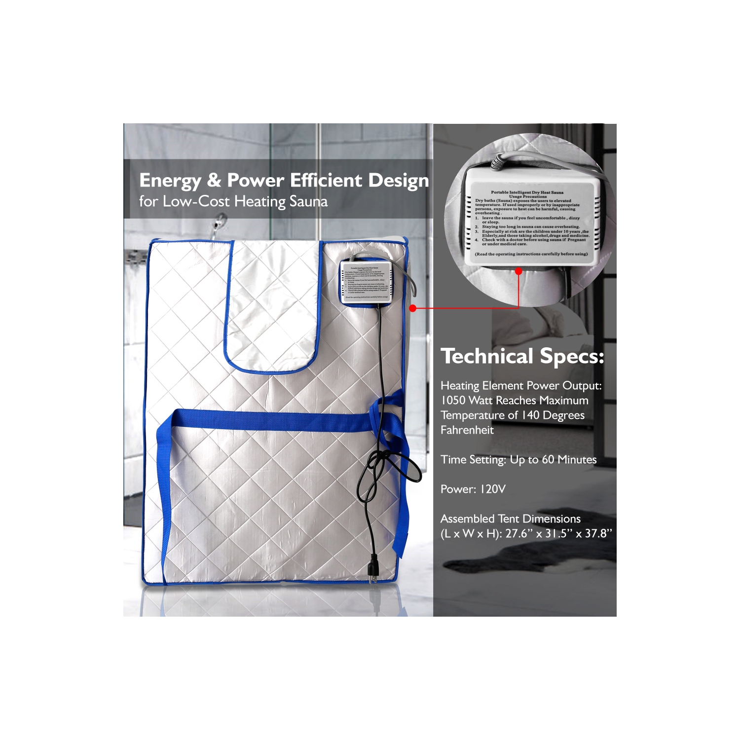 Compact & Portable Infrared Sauna