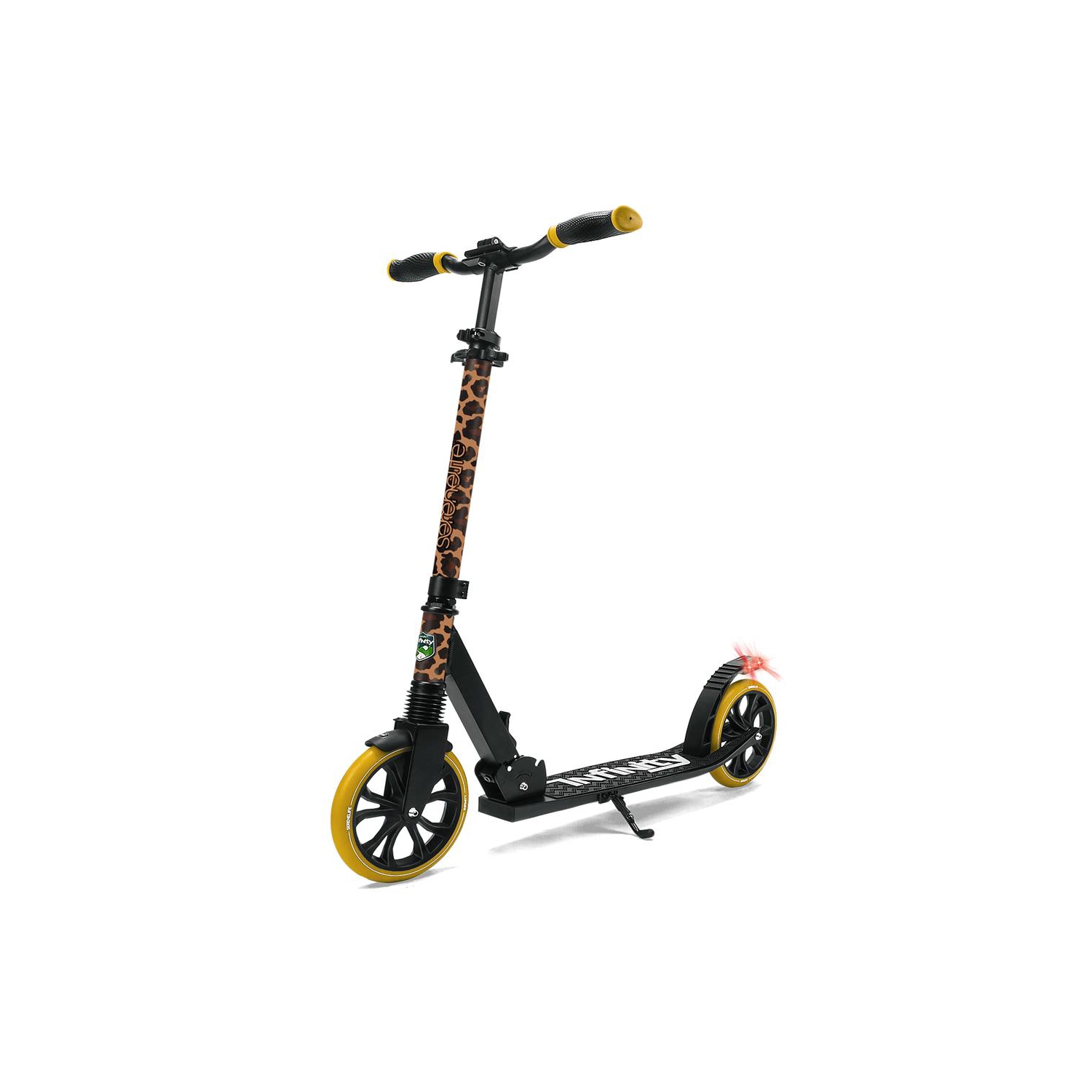 Trottinette légère et pliable - trottinette réglable pour adolescents et adultes, plateforme en alliage avec roues à impact élevé
