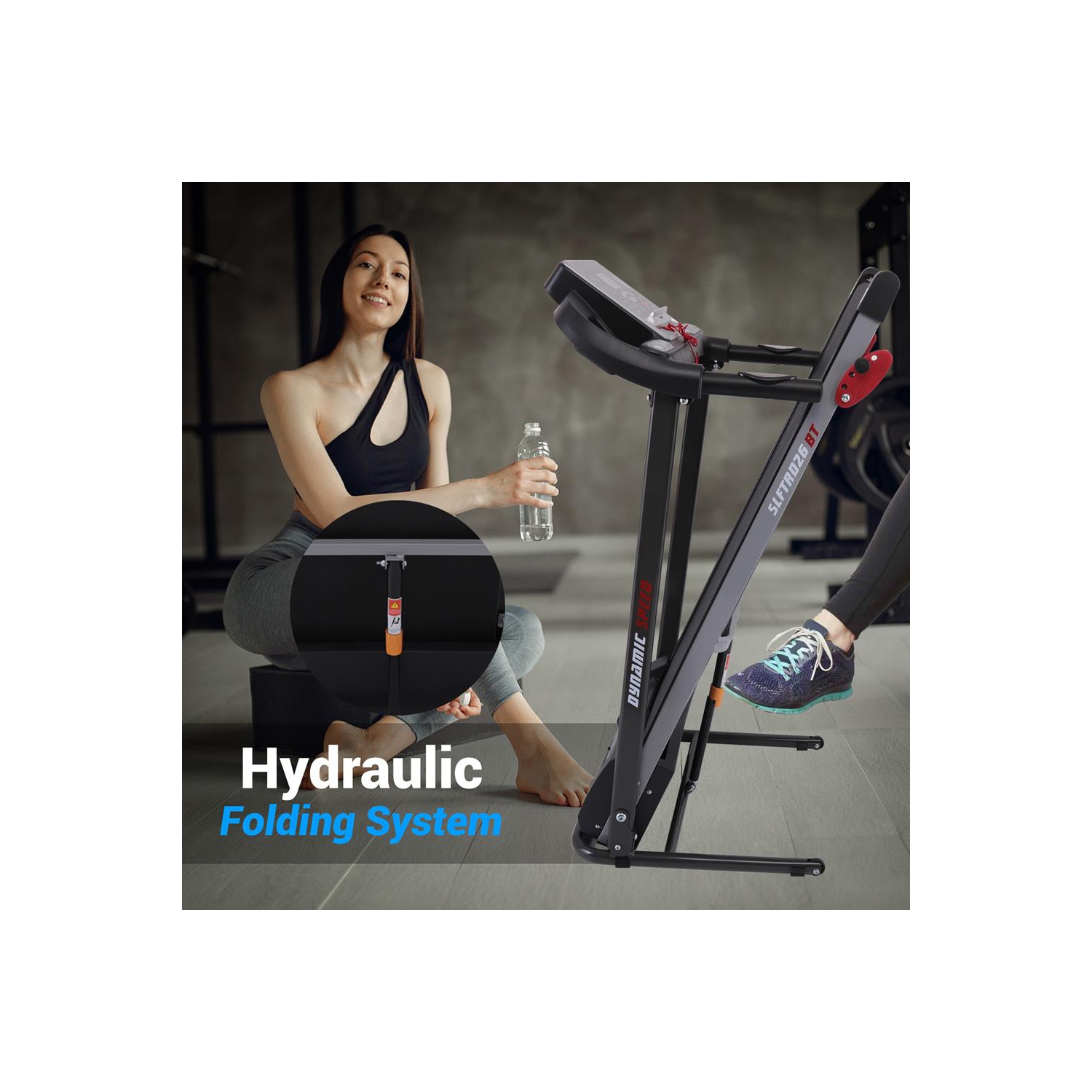 Tapis roulant pliable appareil motorisé de course – 12 programme préréglé, puissance 1,0&nbsp;HP, vitesse maximale de 6,0 mi/h, écran ACL de 3 po et