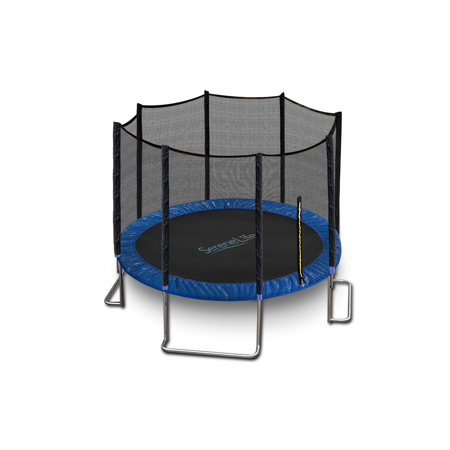 Home Backyard Sports Trampoline - Large Outdoor Jumping Fun Trampoline for Kids / Children, Safety Net Cage