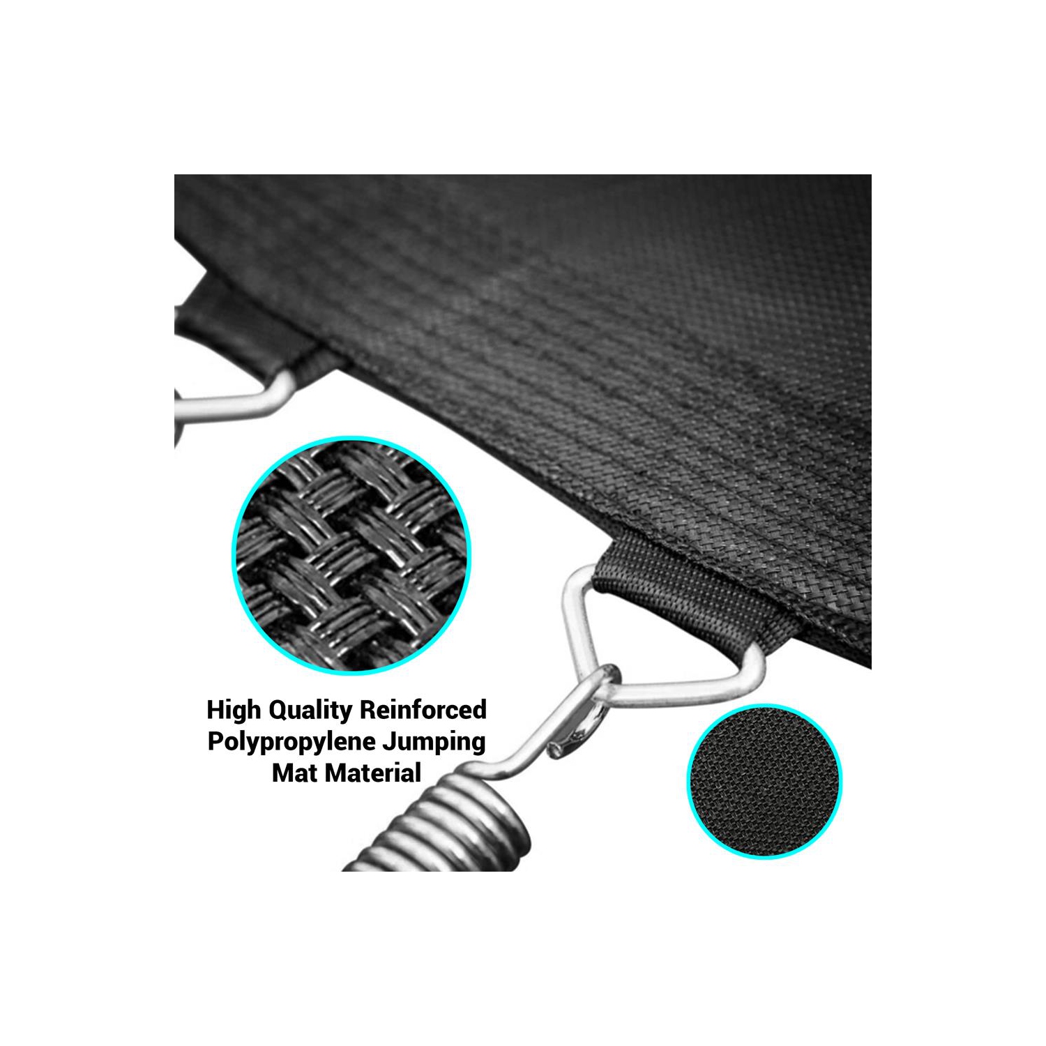 Home Backyard Sports Trampoline - Large Outdoor Jumping Fun Trampoline for Kids / Children, Safety Net Cage