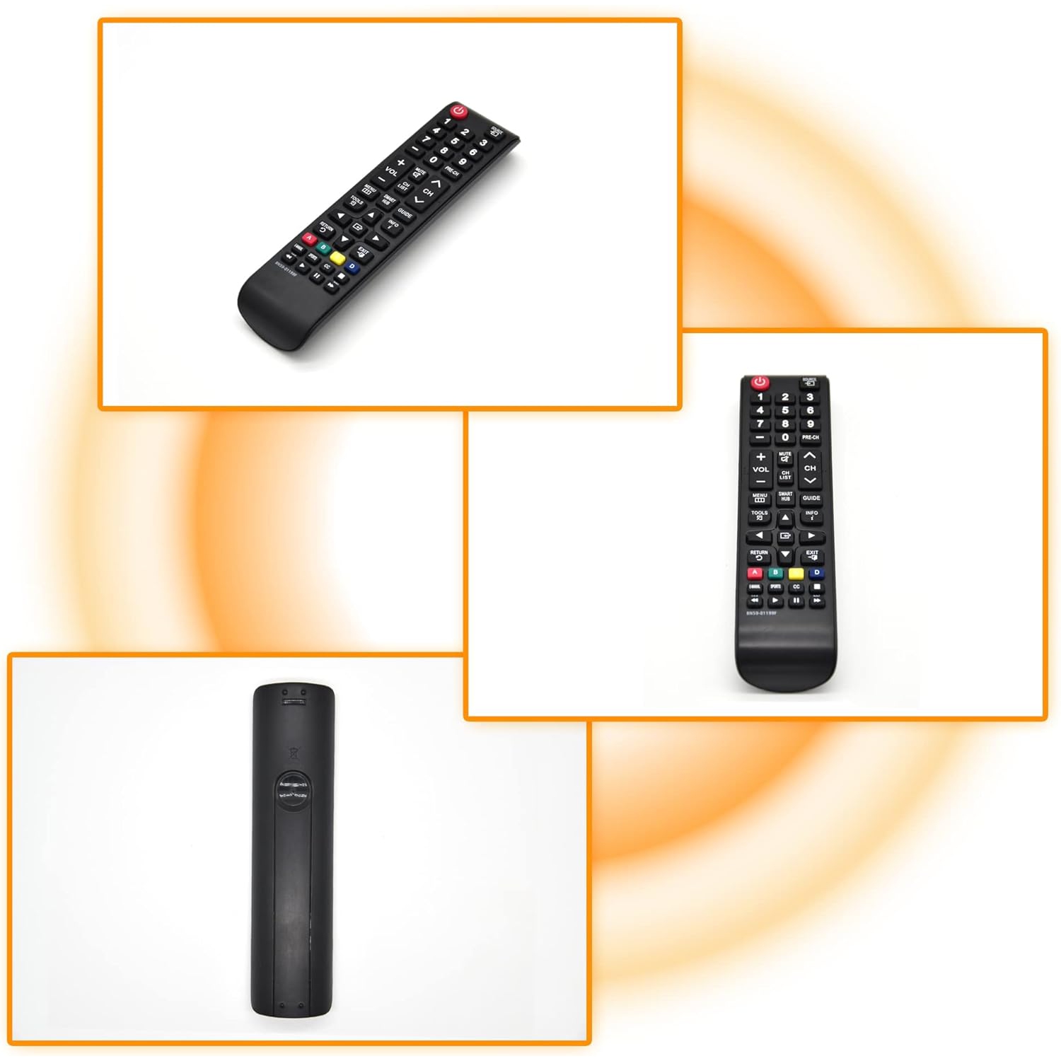 New Universal Remote for All Samsung TV Remote, Replacement Compatible for All Samsung Smart TV LED LCD HDTV QLED SUHD UHD 4K 3D TVs