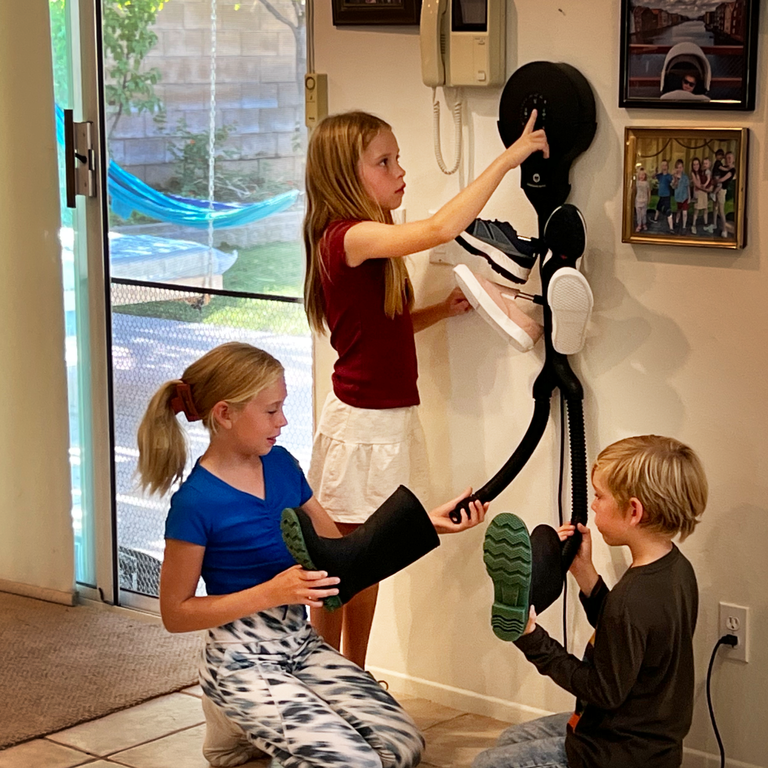 Hedgehog Buddy Black Ionic Shoe and Boot Dryer