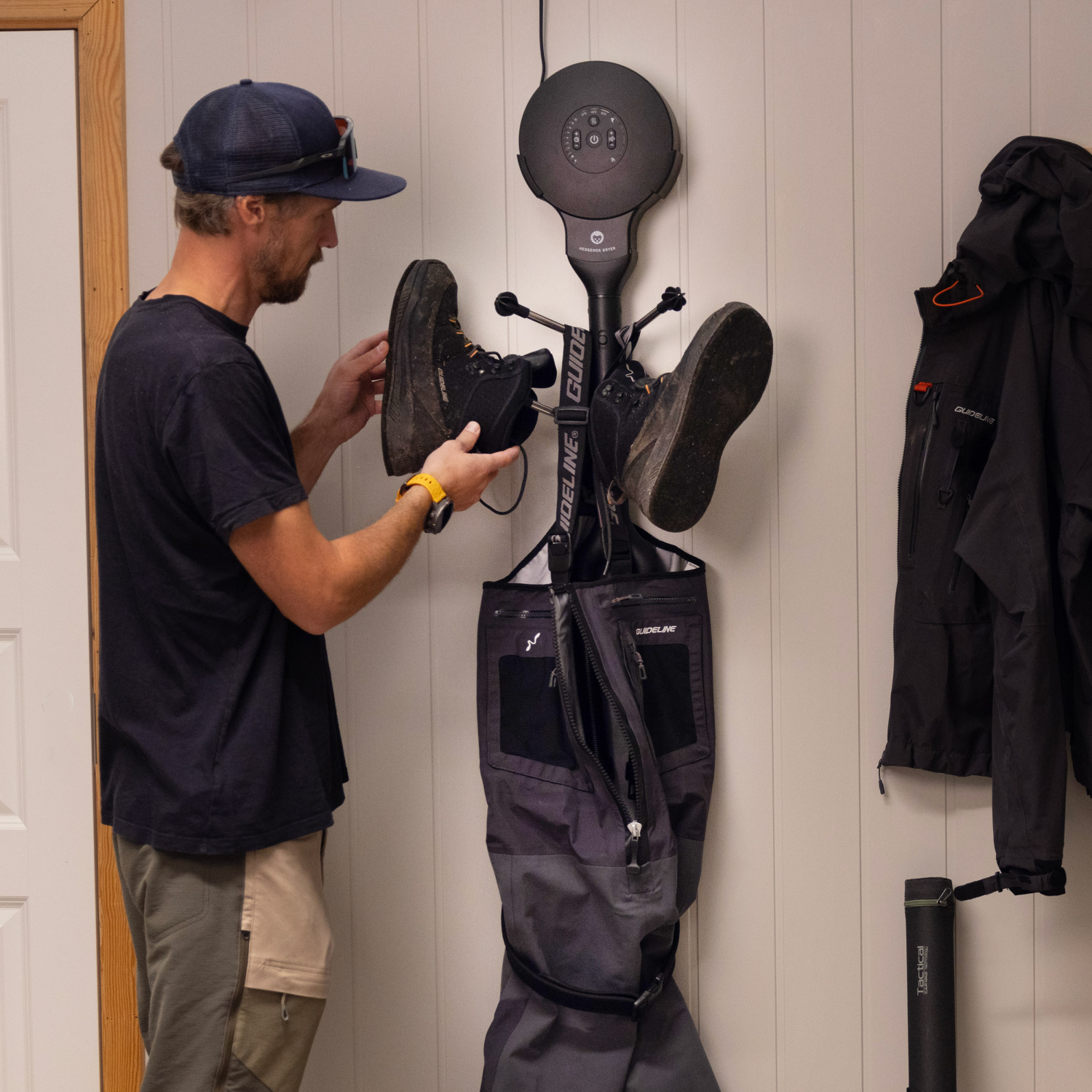 Hedgehog Buddy Black Ionic Shoe and Boot Dryer