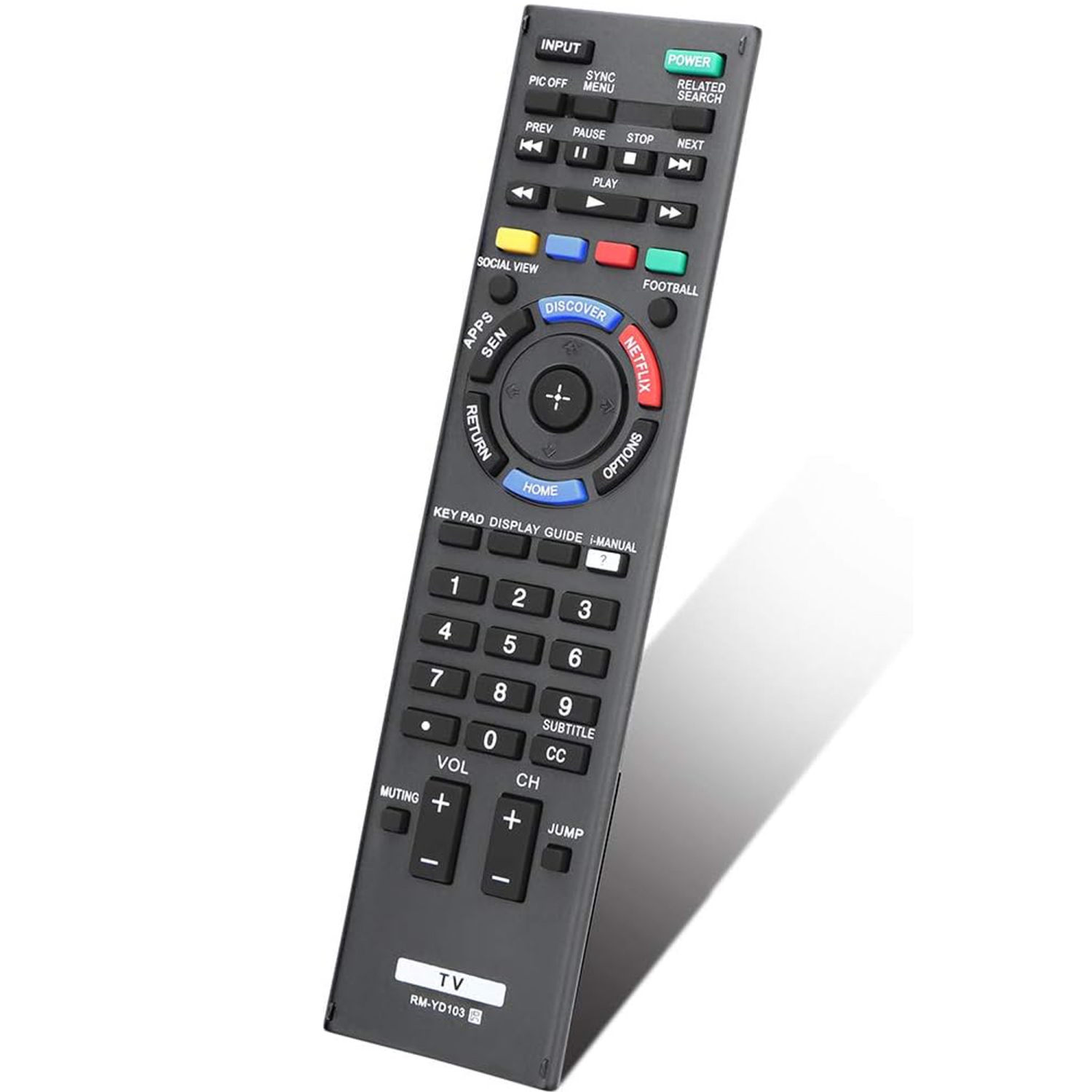 Universal TV Remote RM-YD103 Sub RM-YD102 Control for Sony Bravia HDTV LCD LED 3D Smart TV
