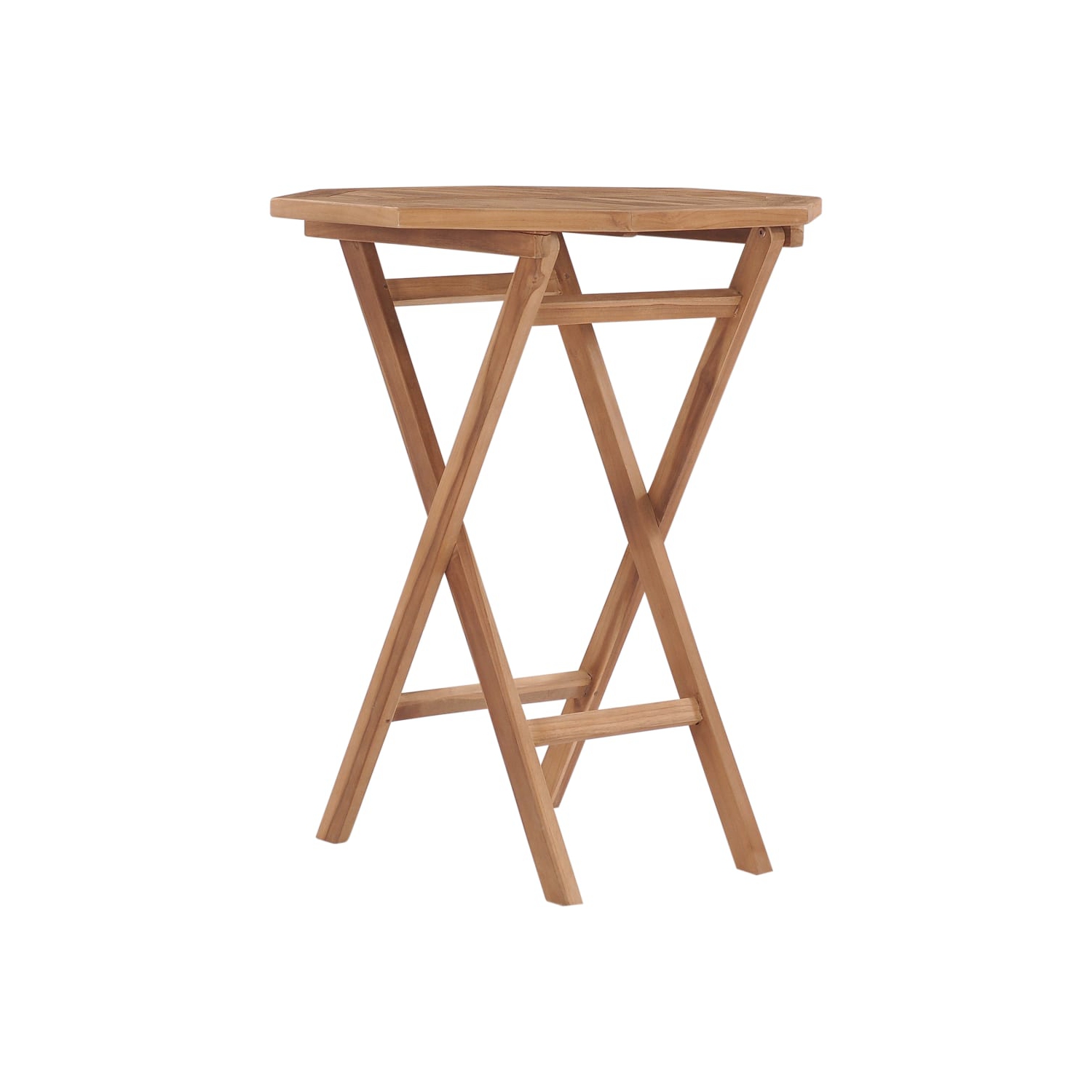 vidaXL Folding Garden Table 60x60x75 cm Solid Teak Wood