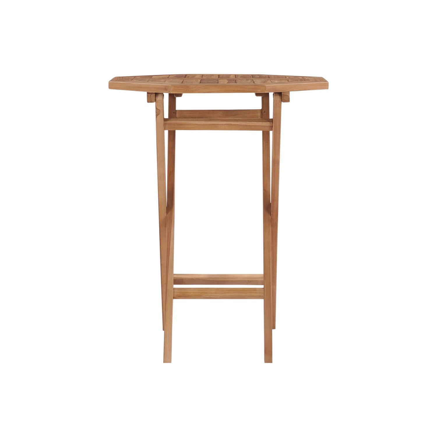 vidaXL Folding Garden Table 60x60x75 cm Solid Teak Wood