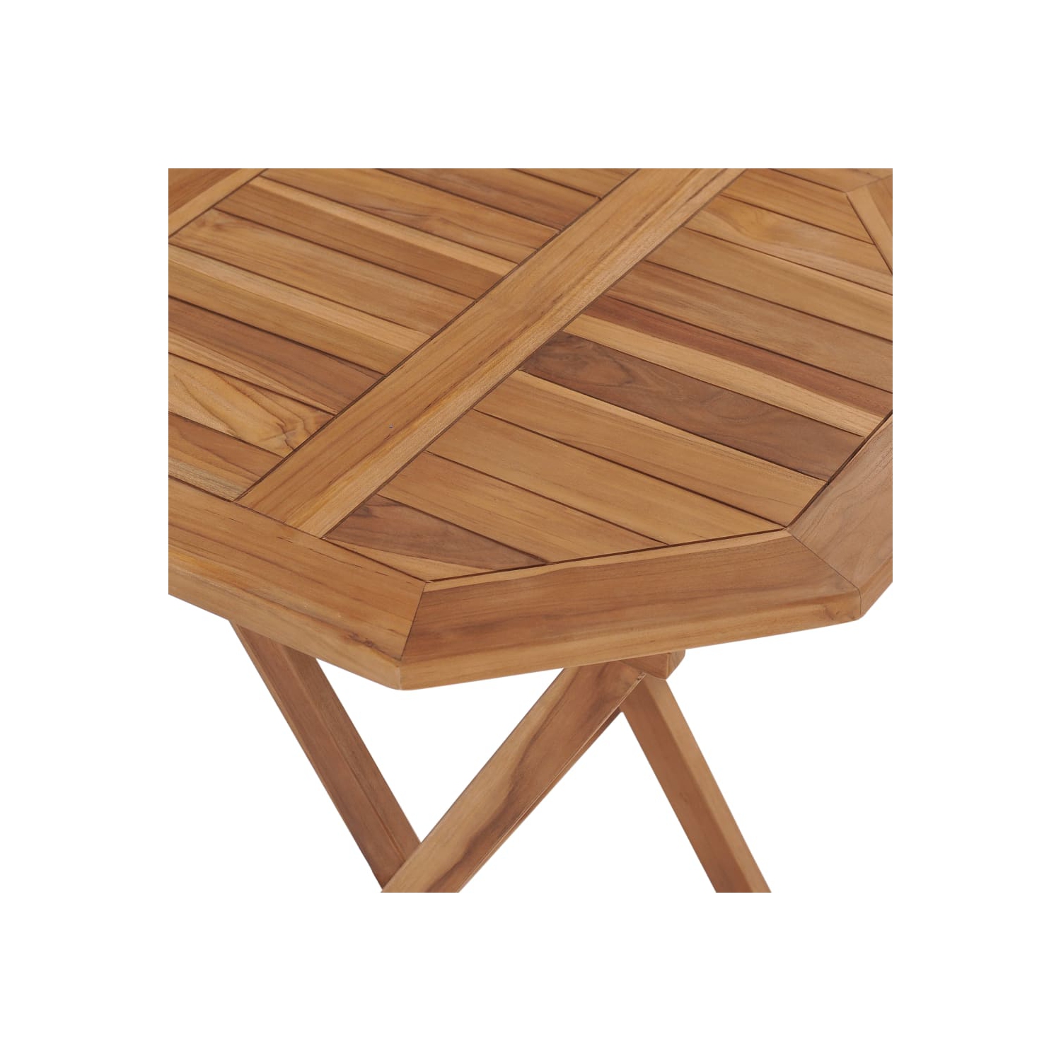 vidaXL Folding Garden Table 60x60x75 cm Solid Teak Wood