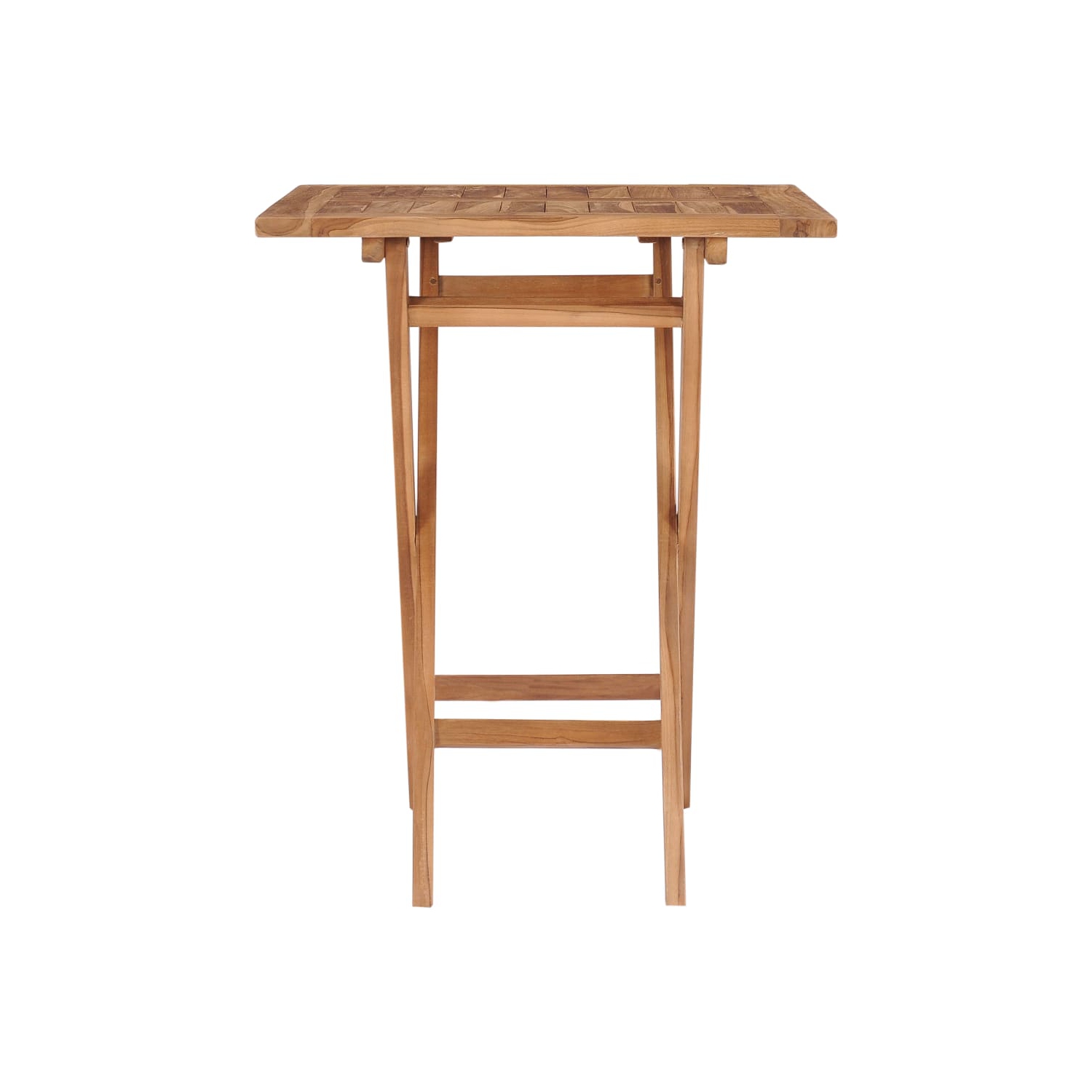 Table de jardin pliante vidaXL 60 x 60 x 75&nbsp;cm en teck massif
