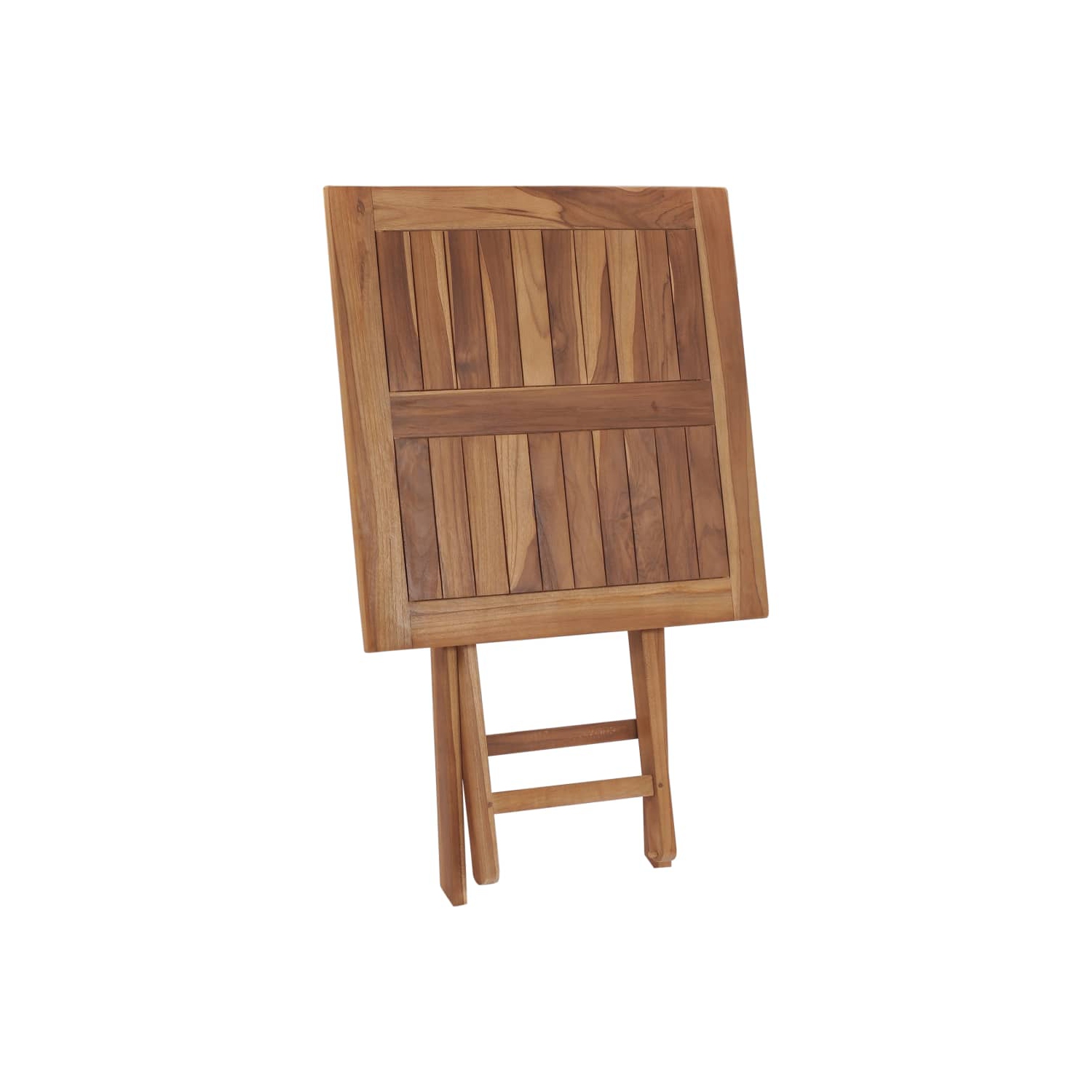 Table de jardin pliante vidaXL 60 x 60 x 75&nbsp;cm en teck massif