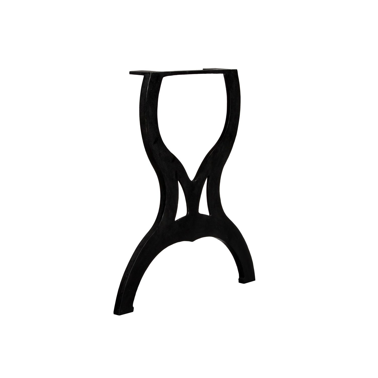 vidaXL Dining Table Legs 2 pcs X-Frame Cast Iron