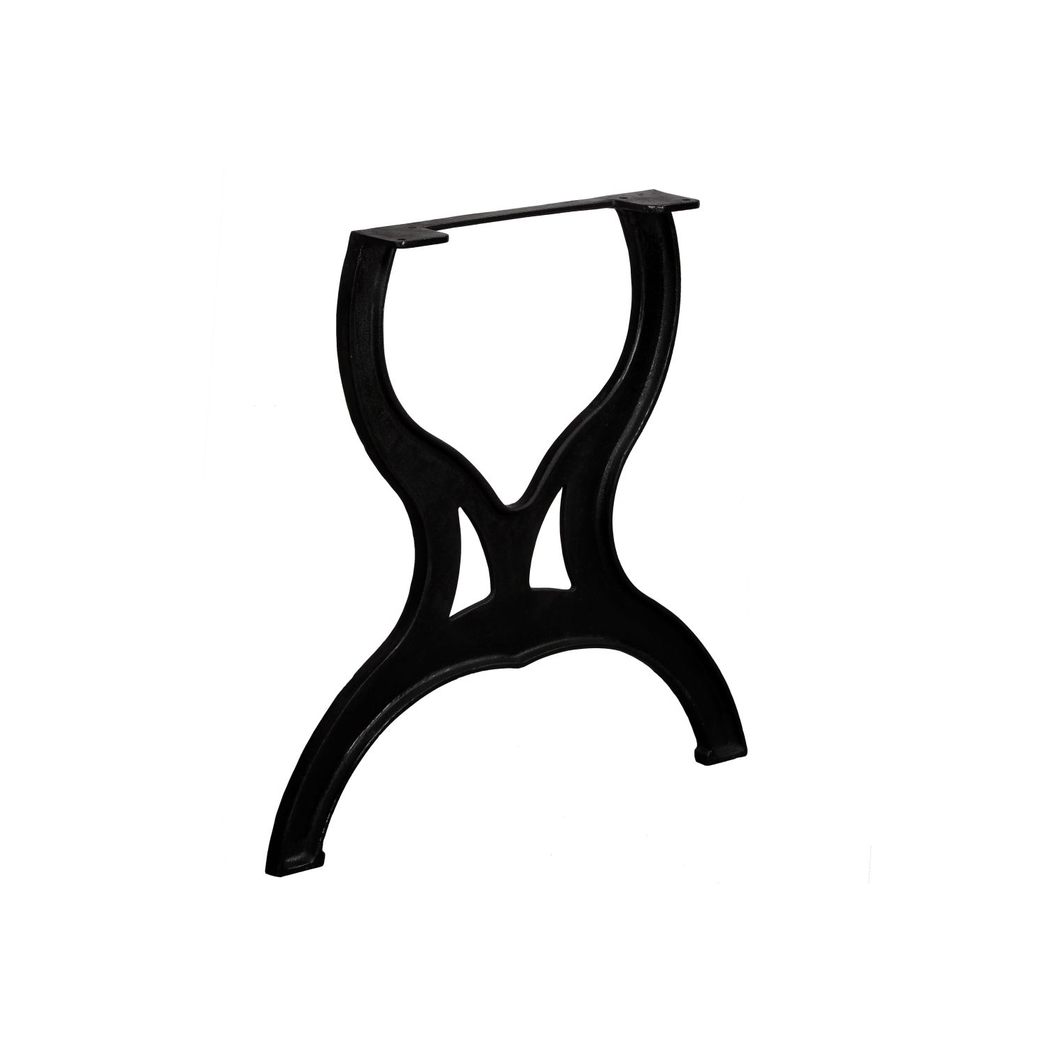 vidaXL Dining Table Legs 2 pcs X-Frame Cast Iron