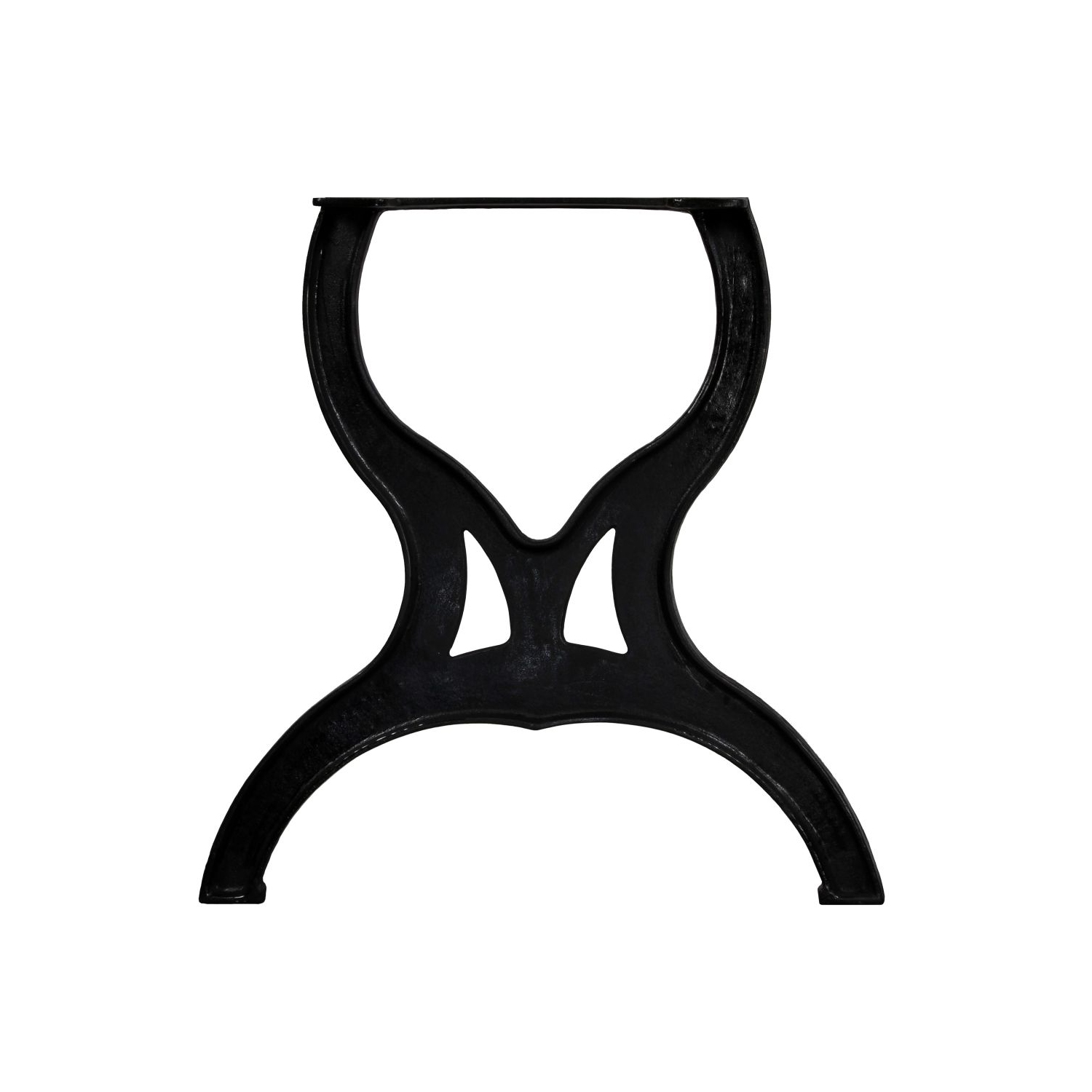 vidaXL Dining Table Legs 2 pcs X-Frame Cast Iron