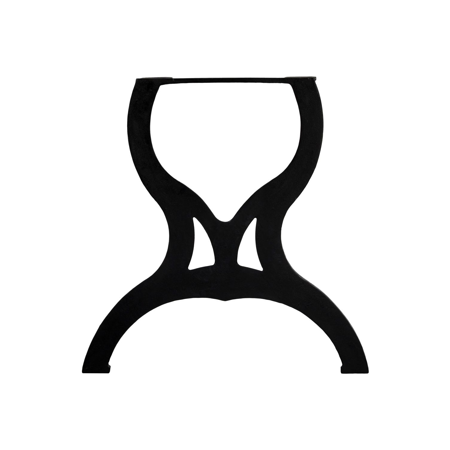 vidaXL Dining Table Legs 2 pcs X-Frame Cast Iron