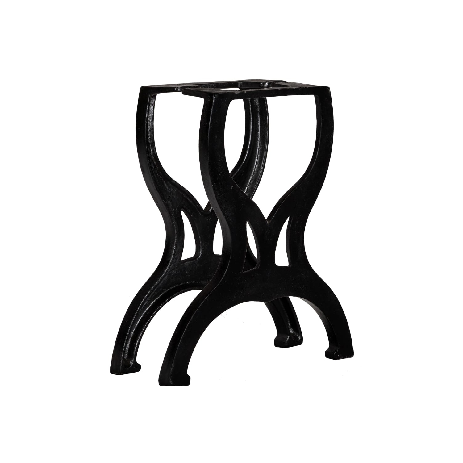 vidaXL Bench Legs 2 pcs X-Frame Cast Iron