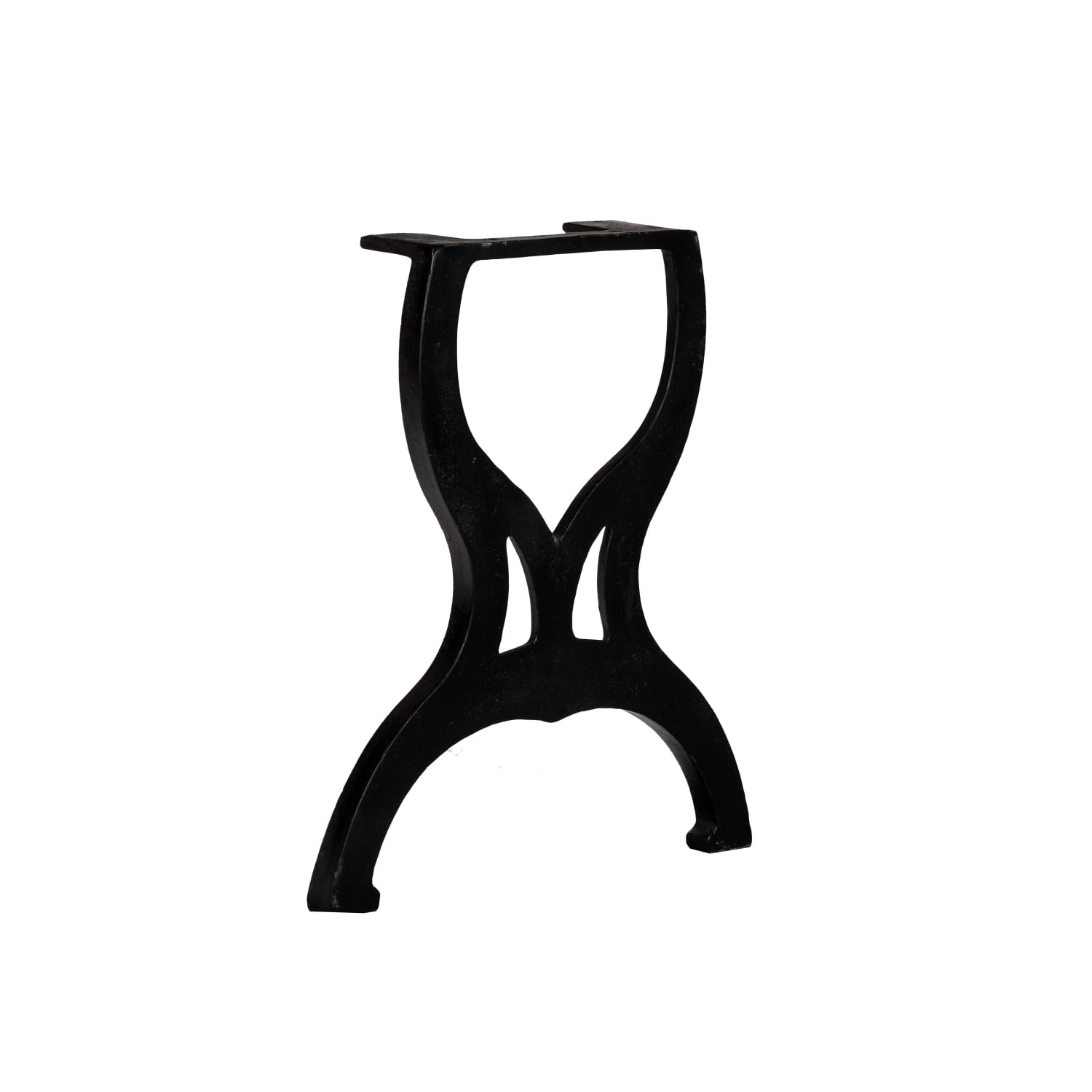 vidaXL Bench Legs 2 pcs X-Frame Cast Iron