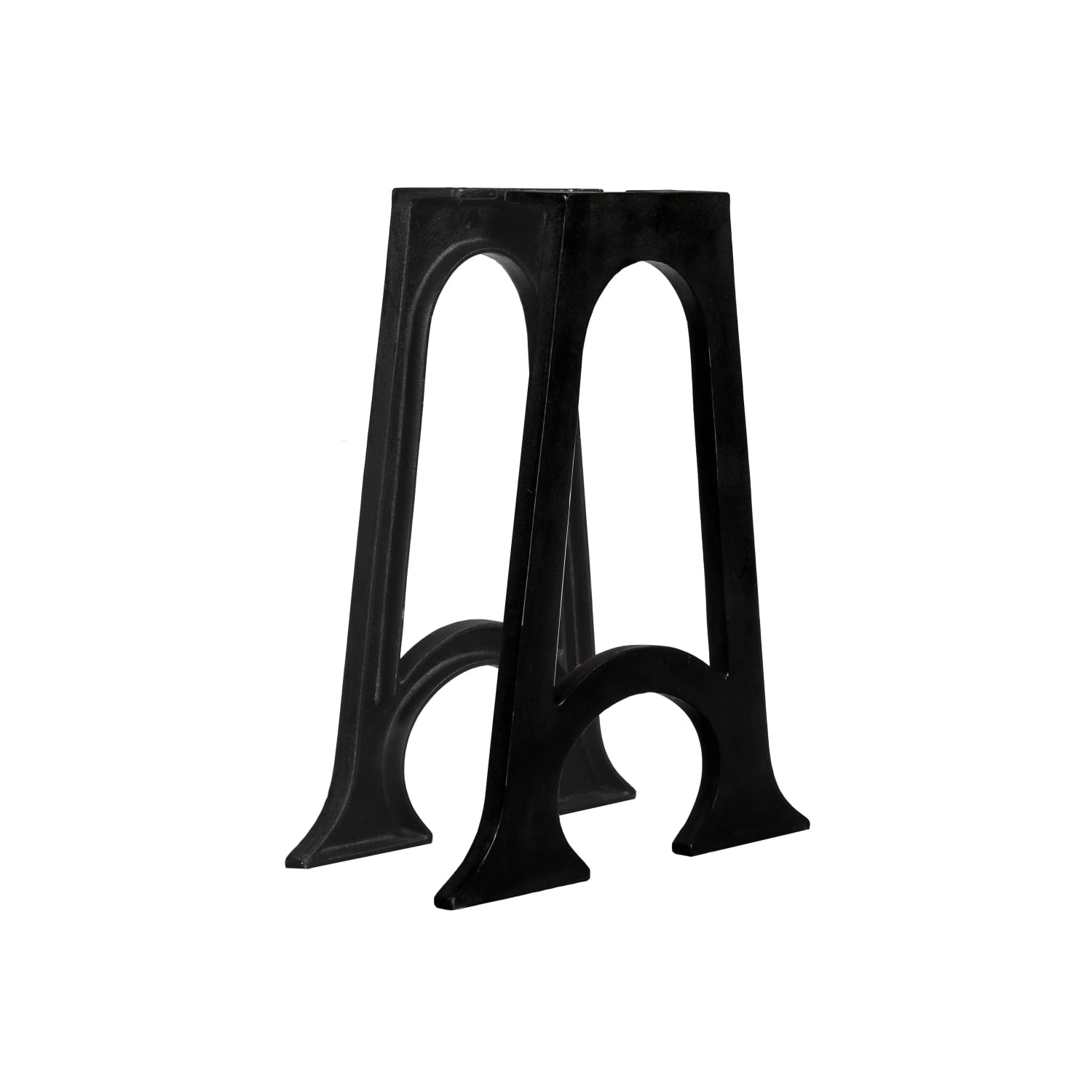 vidaXL Dining Table Legs 2 pcs with Arched Base A-Frame Cast Iron