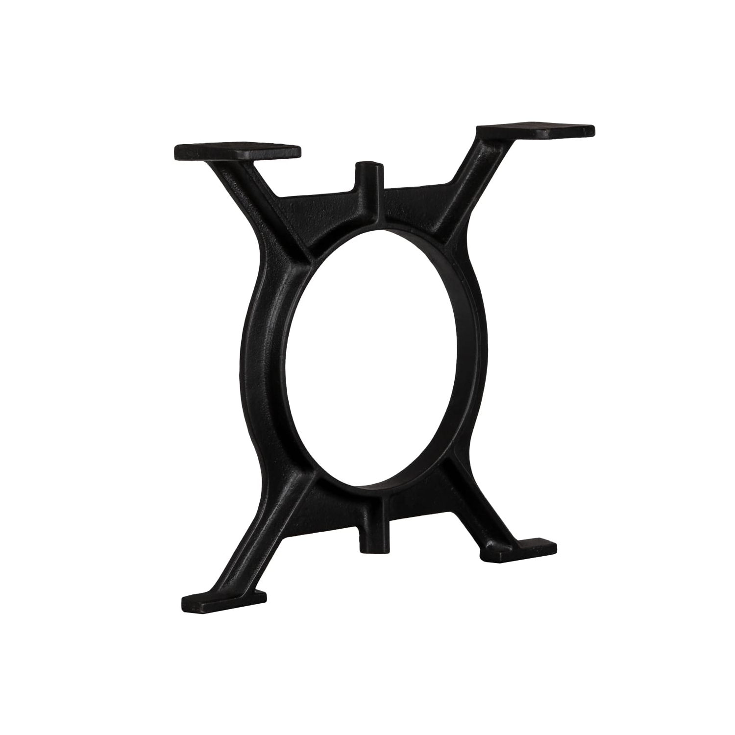 vidaXL Coffee Table Legs 2 pcs O-Frame Cast Iron