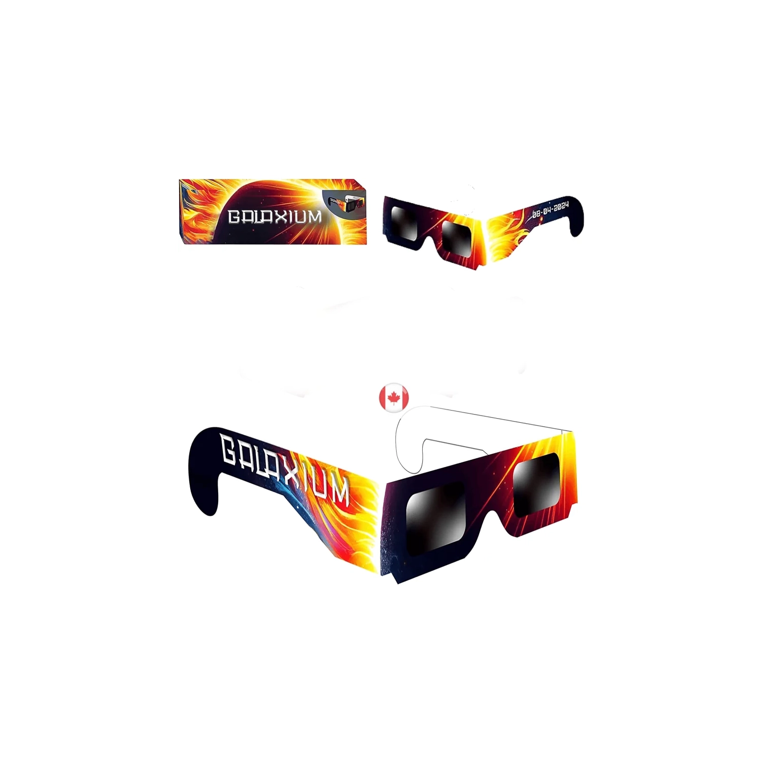 ISO 12312-2 certified solar eclipse glasses