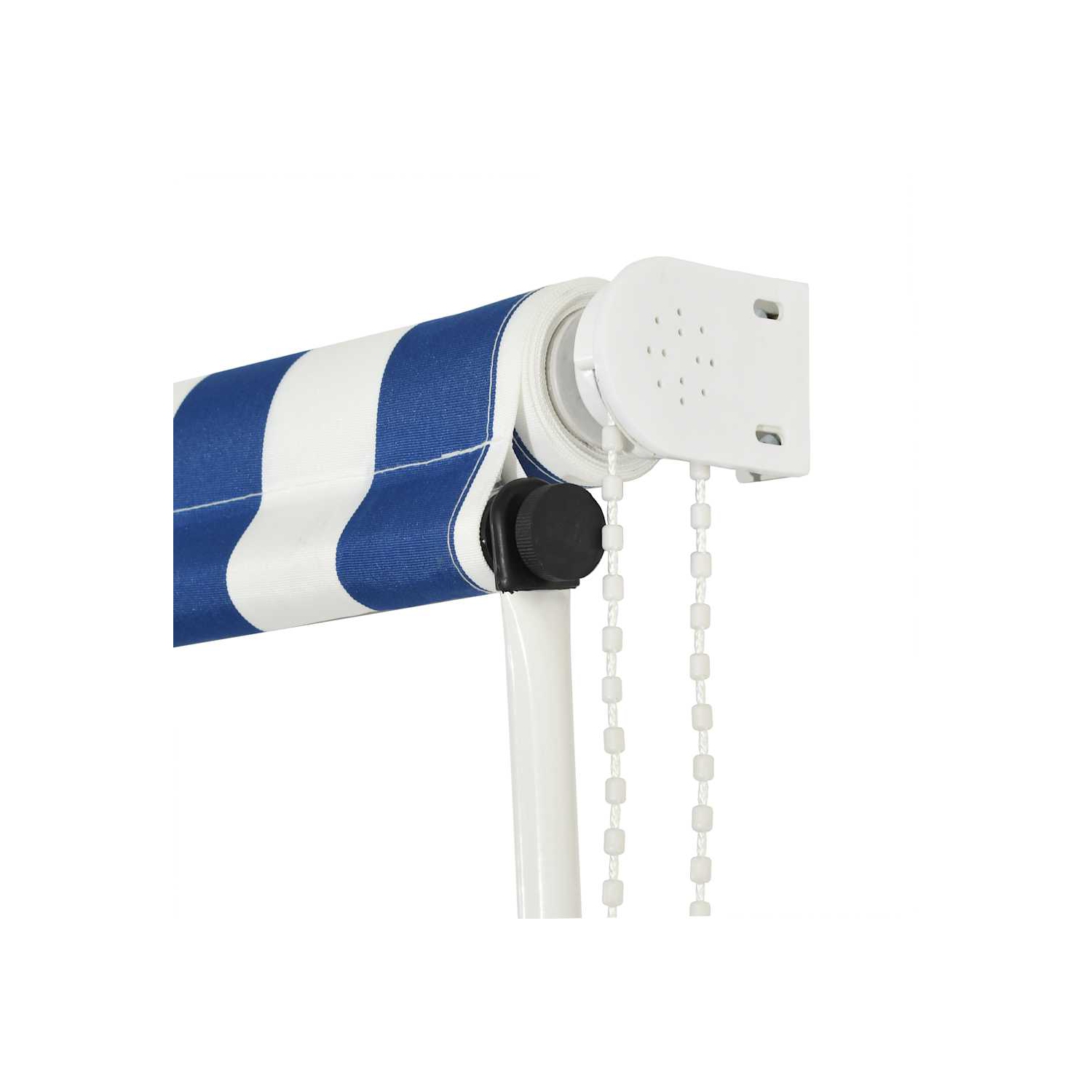 vidaXL Retractable Awning 300x150 cm Blue and White