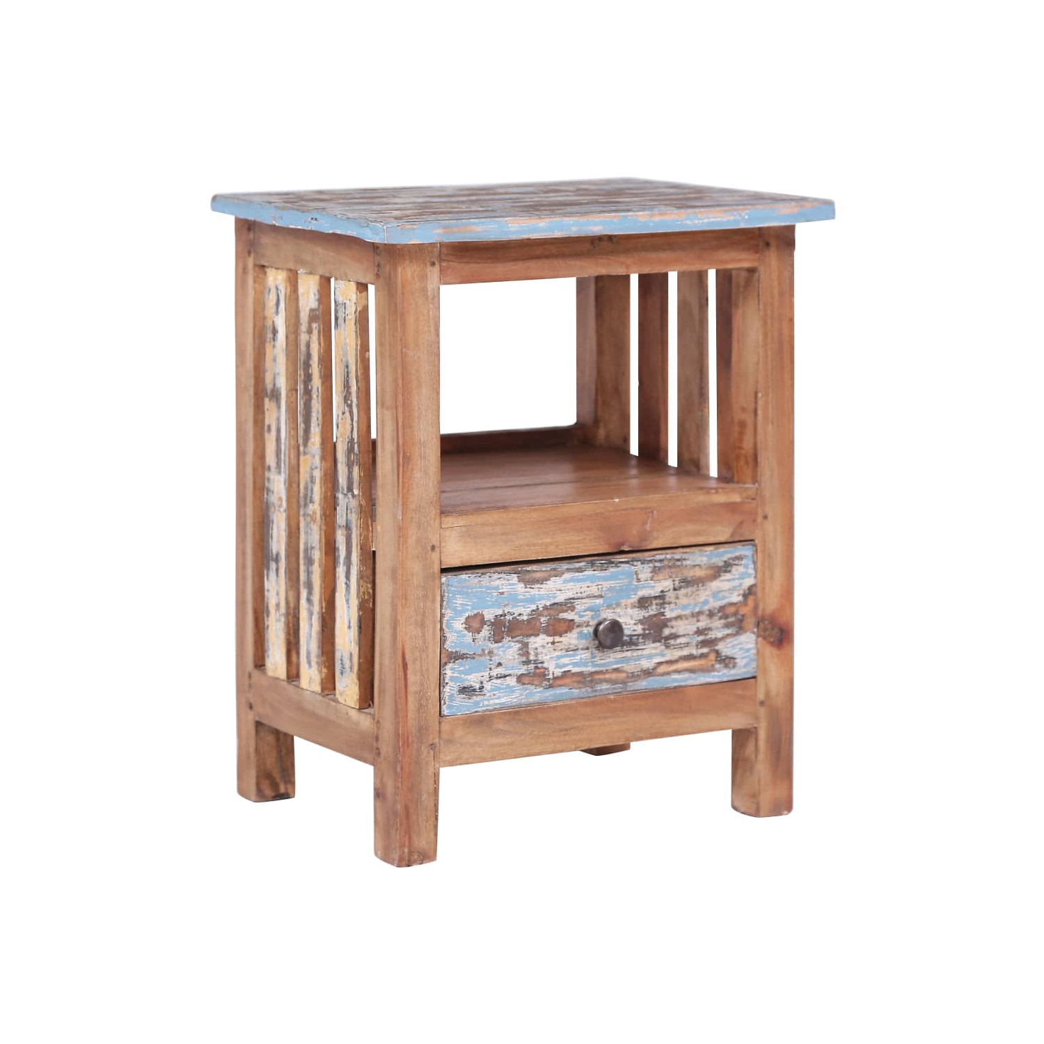 vidaXL Bedside Cabinet 41x30x50 cm Solid Mahogany Wood