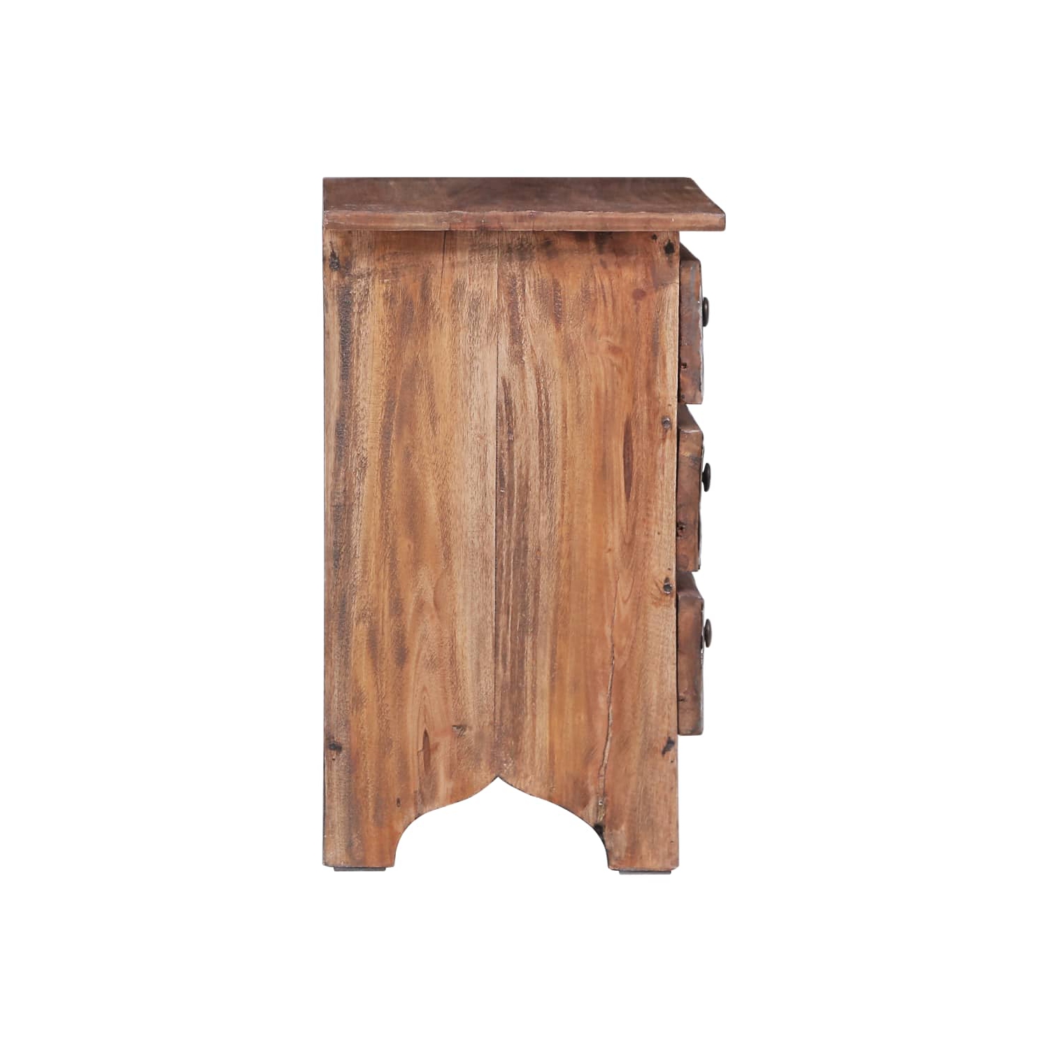vidaXL Bedside Cabinet 30x30x51 cm Solid Mahogany Wood
