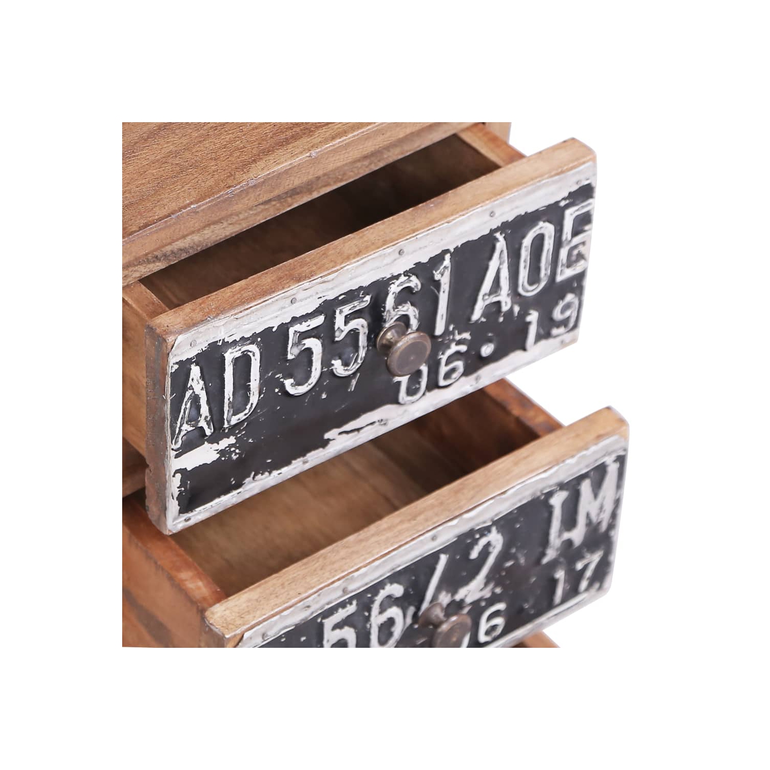 vidaXL Bedside Cabinet 30x30x51 cm Solid Mahogany Wood