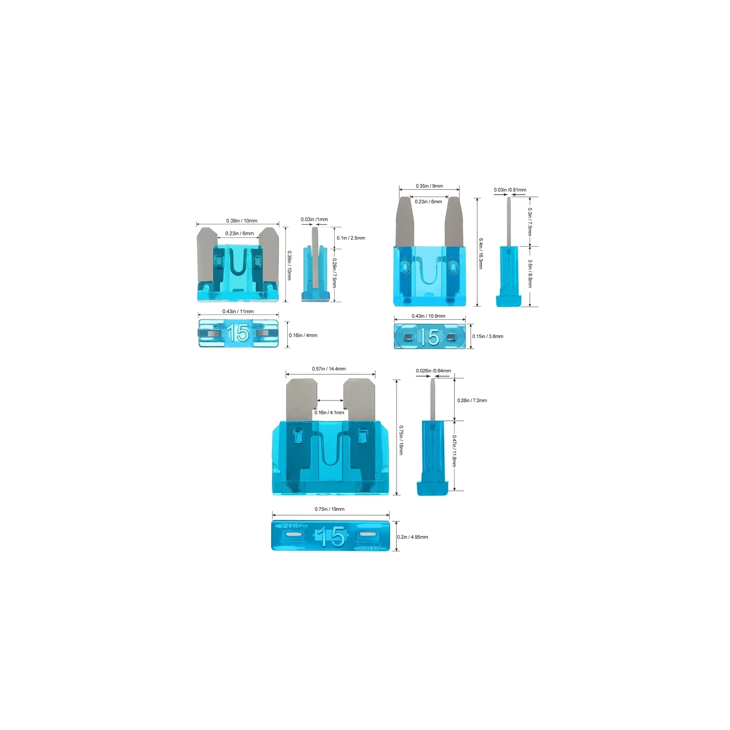 Ultimate 300Pcs Car Fuse Assortment Kit: 160 Mini Blade Fuses, 90 Standard Auto Fuses, 50 Micro Fuses + Puller - Ideal for Car, RV, Truck, Motorcycle