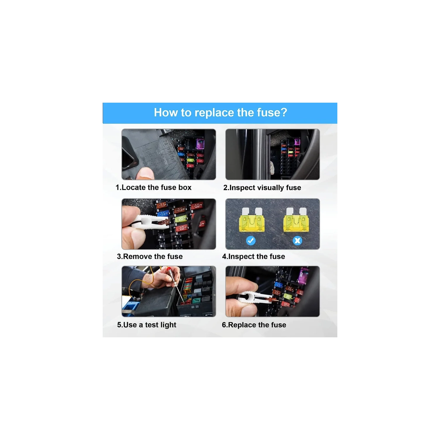 Ultimate 300Pcs Car Fuse Assortment Kit: 160 Mini Blade Fuses, 90 Standard Auto Fuses, 50 Micro Fuses + Puller - Ideal for Car, RV, Truck, Motorcycle