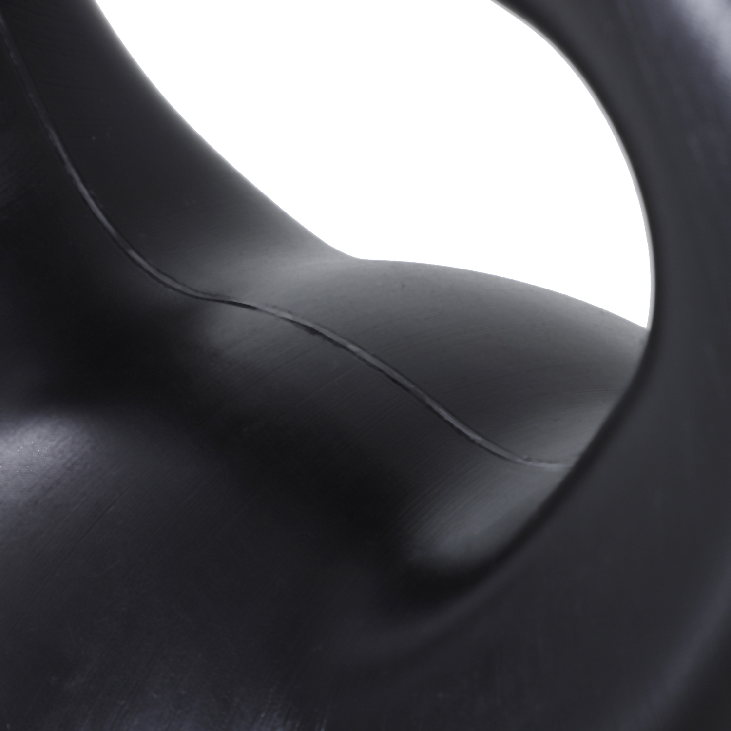 Soozier 26lb Fitness Kettlebell, Plastic Exercise Weight with Sand, Weightlifting Tools with Smooth Handle, Noise Reduction for Home, Gym