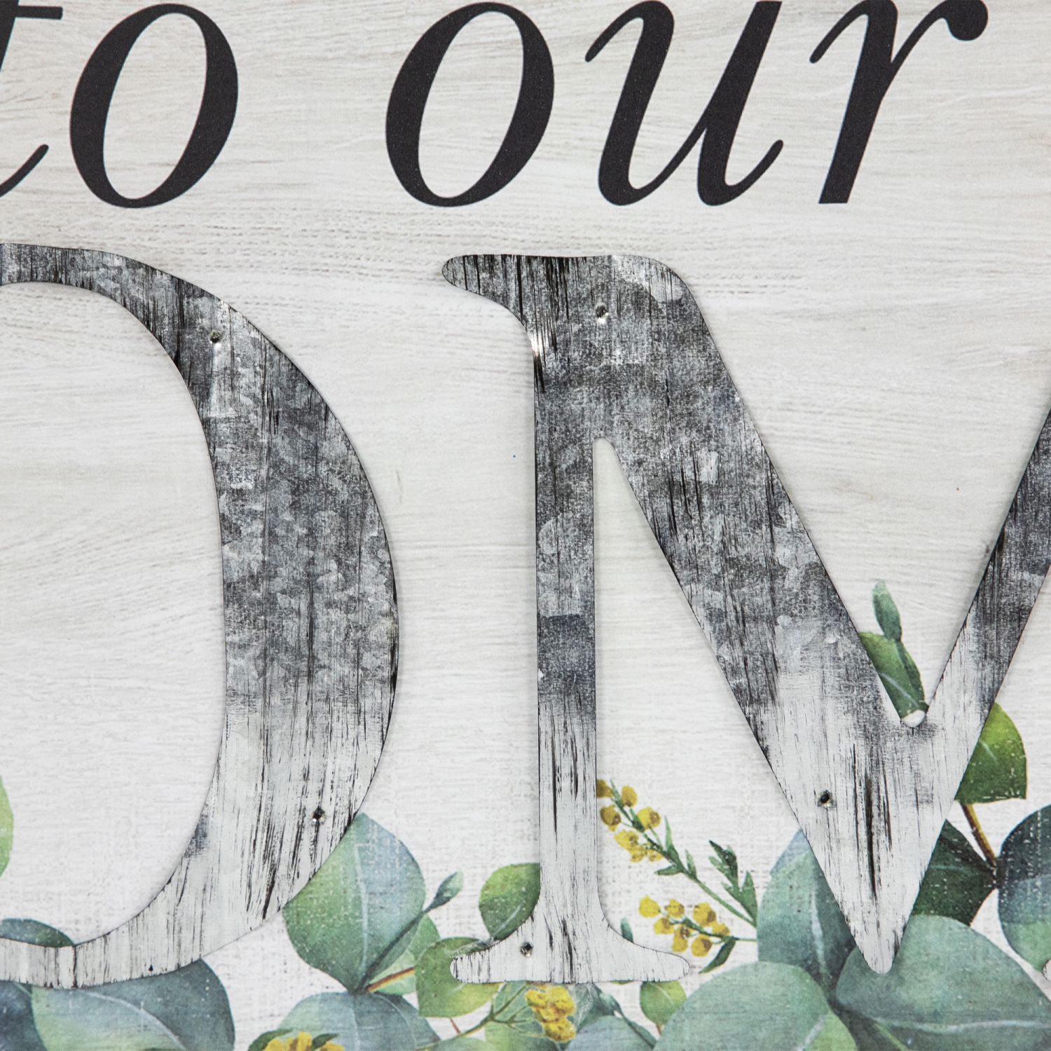 Affiche murale « Bienvenue chez nous » – 29,75 po