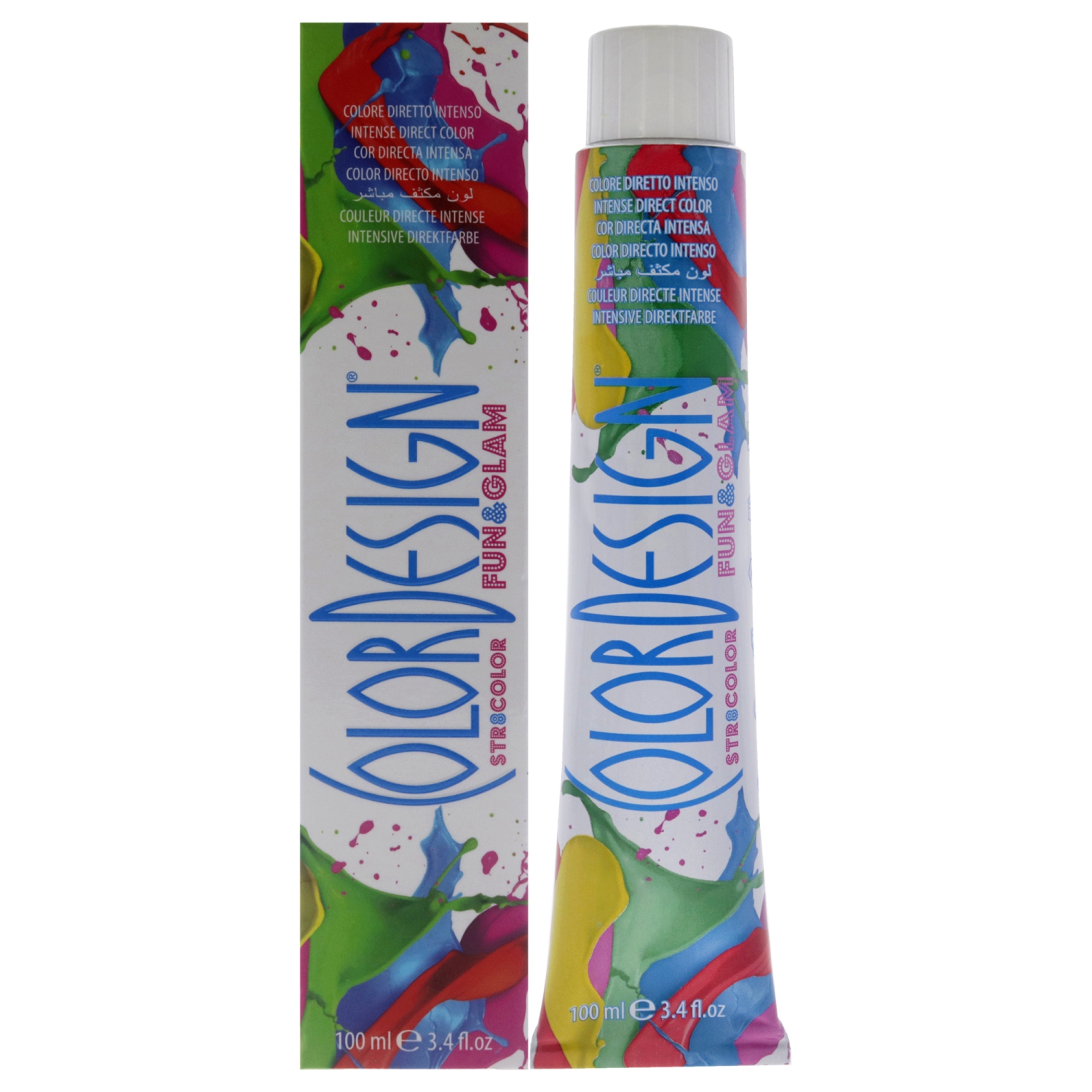 Colorant capillaire demi-permanent Fun and Glam - Orange frais de ColorDesign pour unisexe - couleur pour cheveux 3,4&nbsp;oz