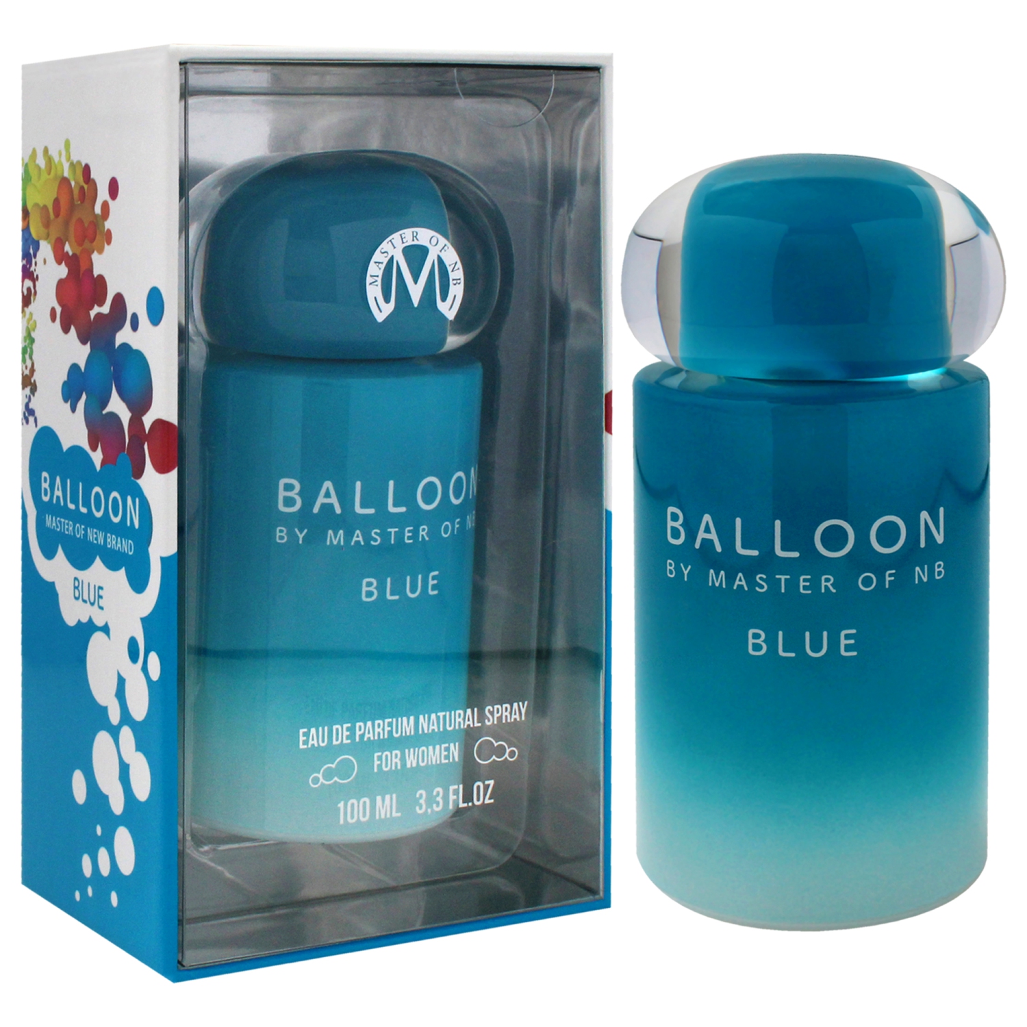 Bleu ballon maître par la nouvelle marque pour femmes - 3,3 oz EDP Spray