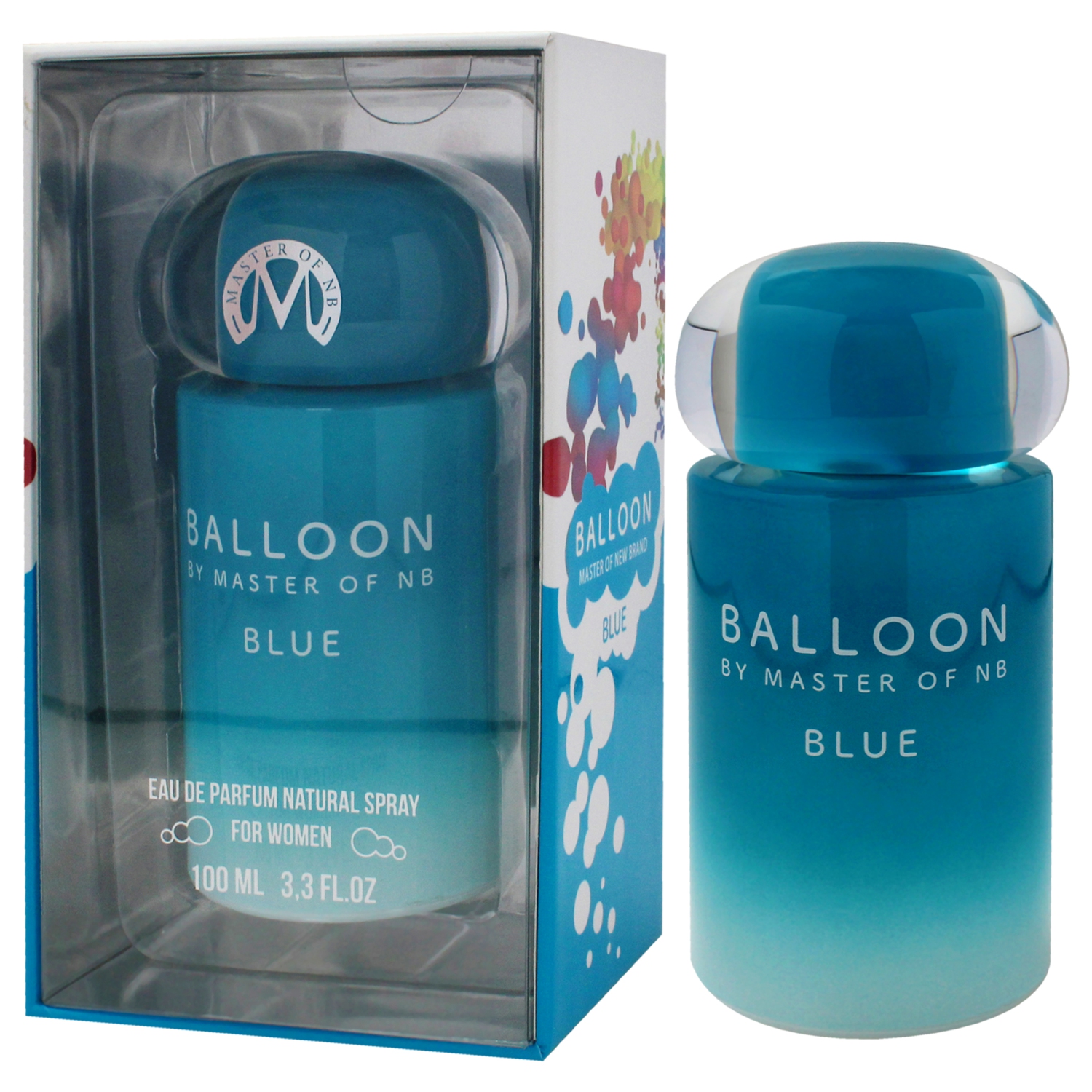 Bleu ballon maître par la nouvelle marque pour femmes - 3,3 oz EDP Spray