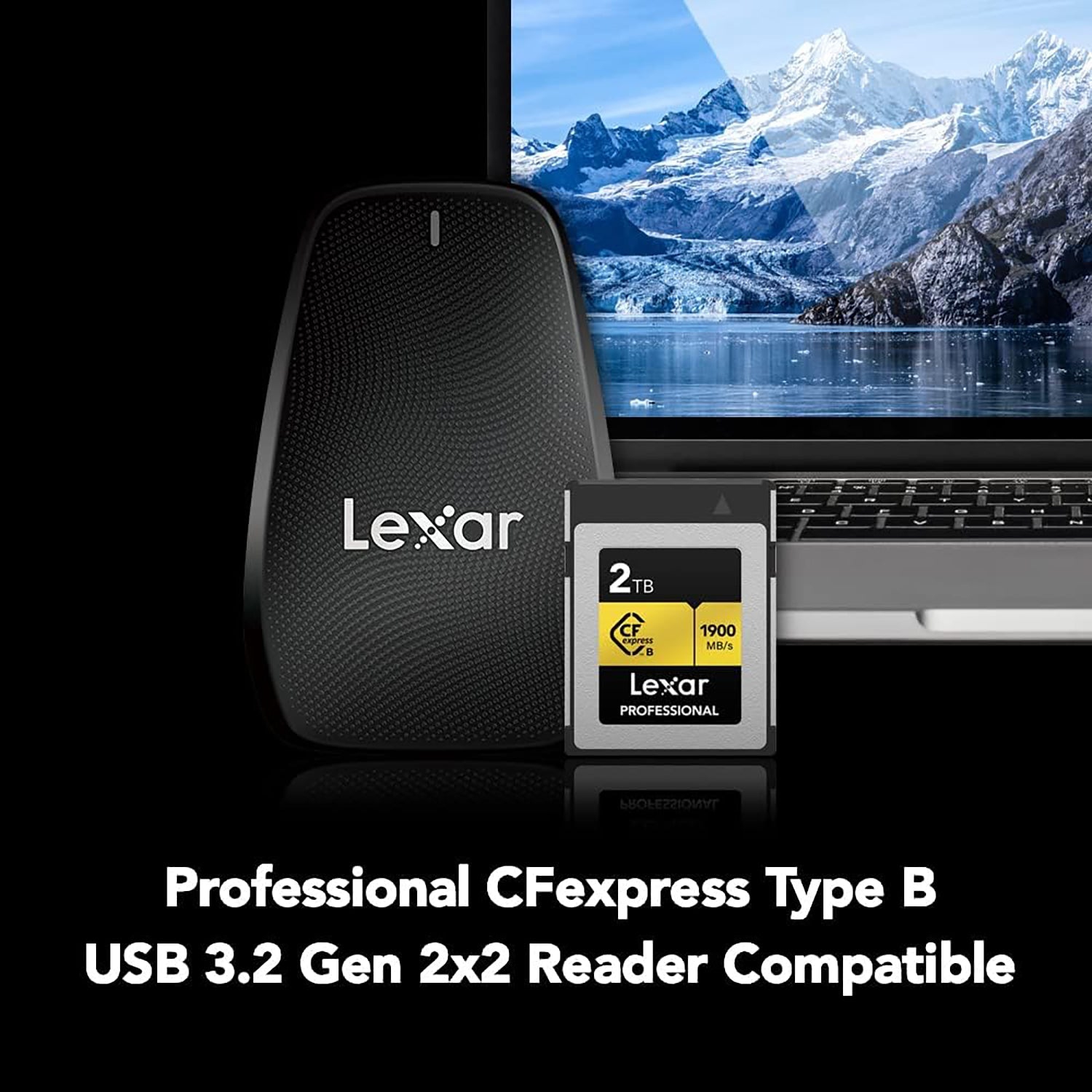 Lexar – Carte mémoire CFexpress de type B professionnelle, lecture jusqu’à 1900 Mo/s, capacité 2 To