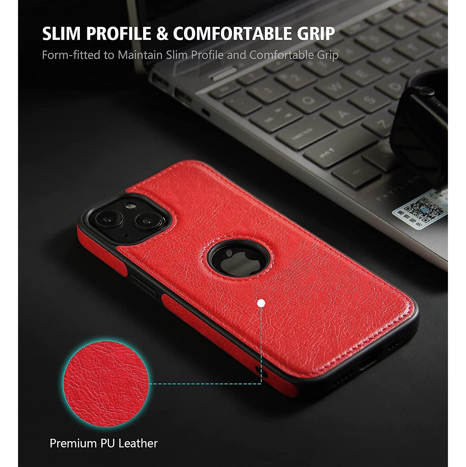 Leather Case for iPhone 13 Back Cover Hi Quality Premium Leather Cover Case - FREE SHIPPING