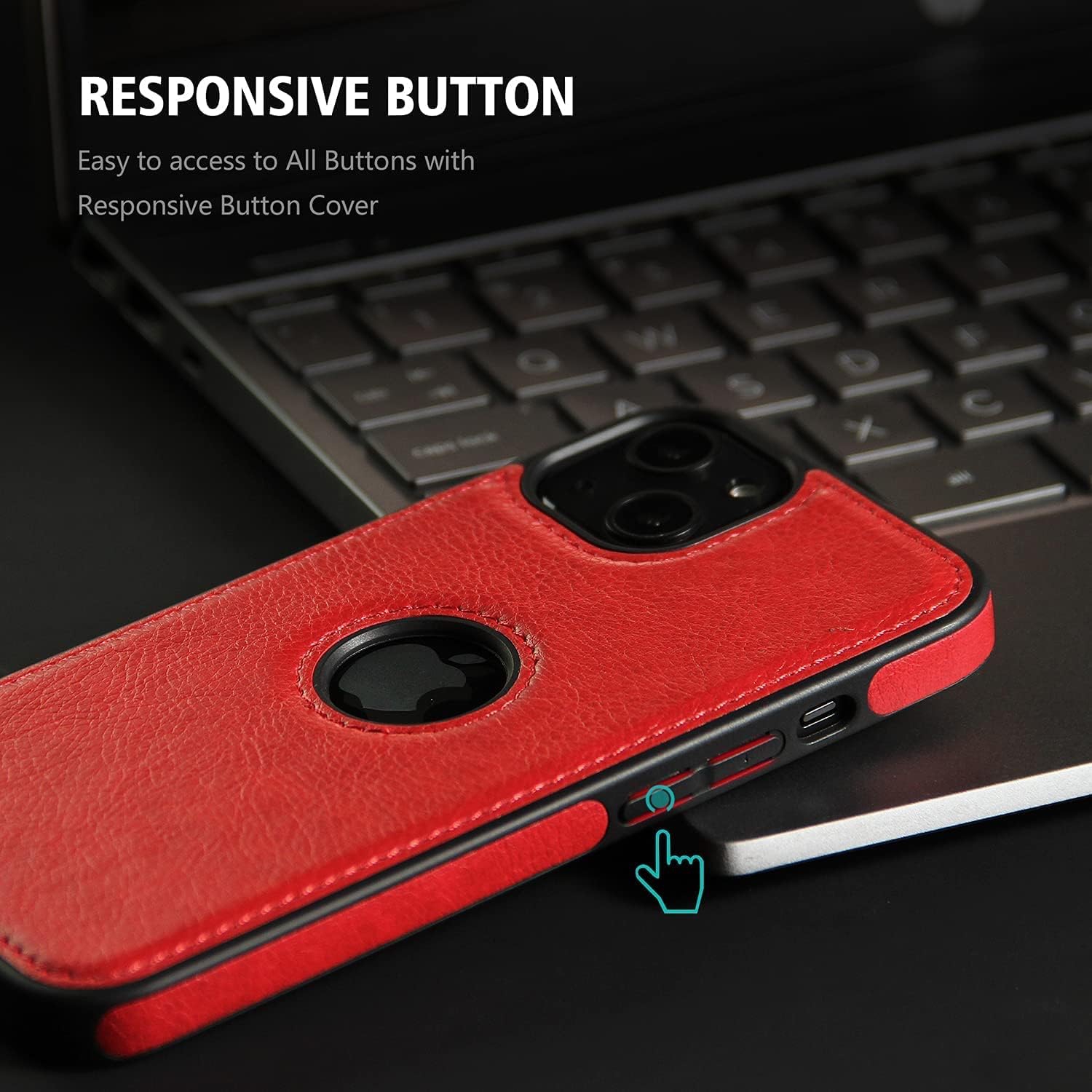 Leather Case for iPhone 13 Back Cover Hi Quality Premium Leather Cover Case - FREE SHIPPING